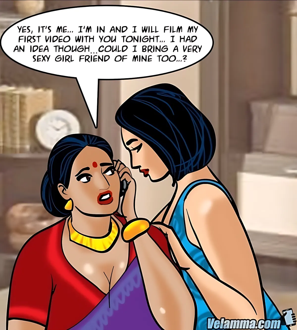 Velamma All Episodes Comics, 64 . Velamma - Episode 64 - Blackmailed-2, page 55 of 208