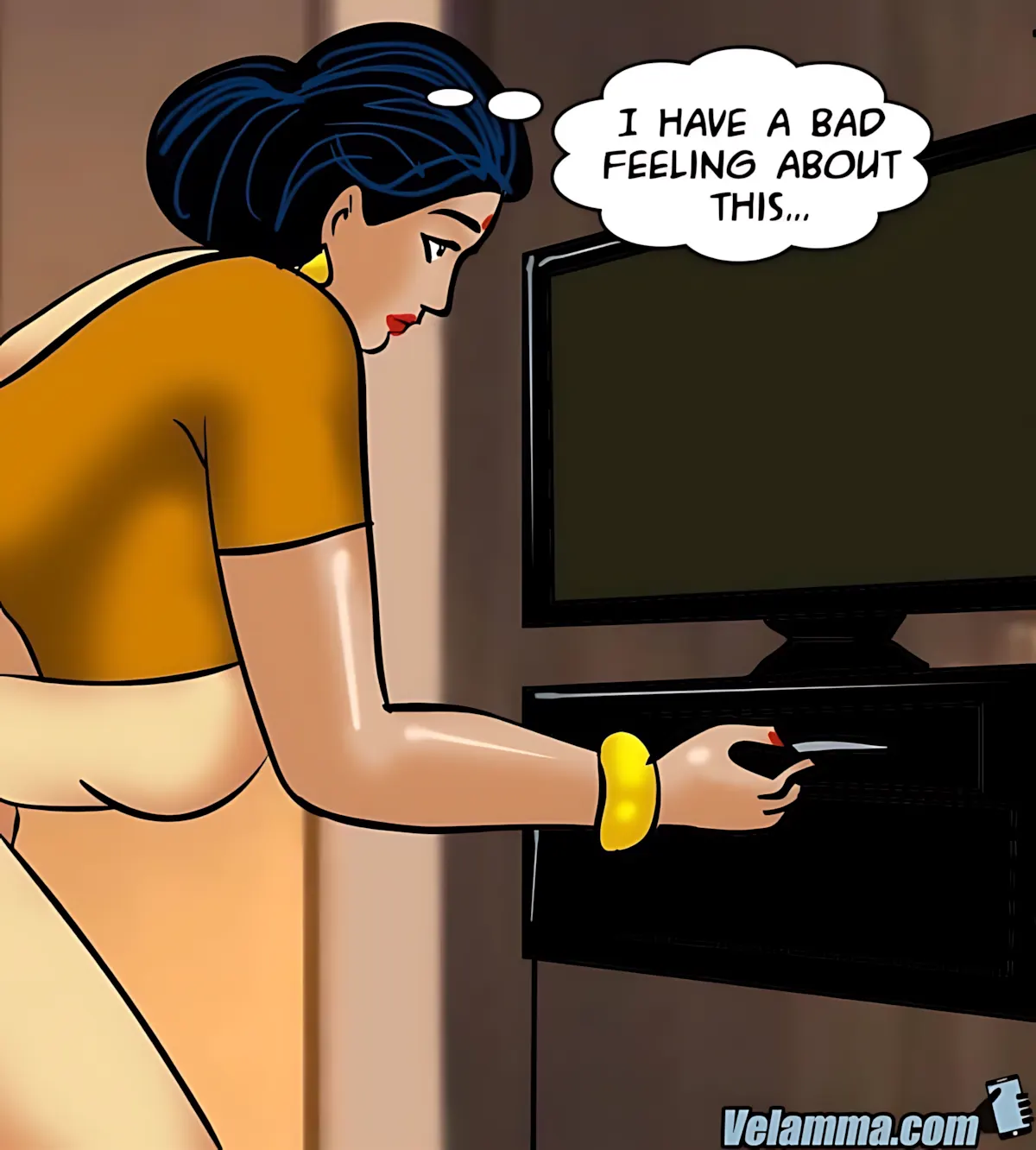 Velamma All Episodes Comics, 63 . Velamma - Episode 63 - Blackmailed, page 112 of 199