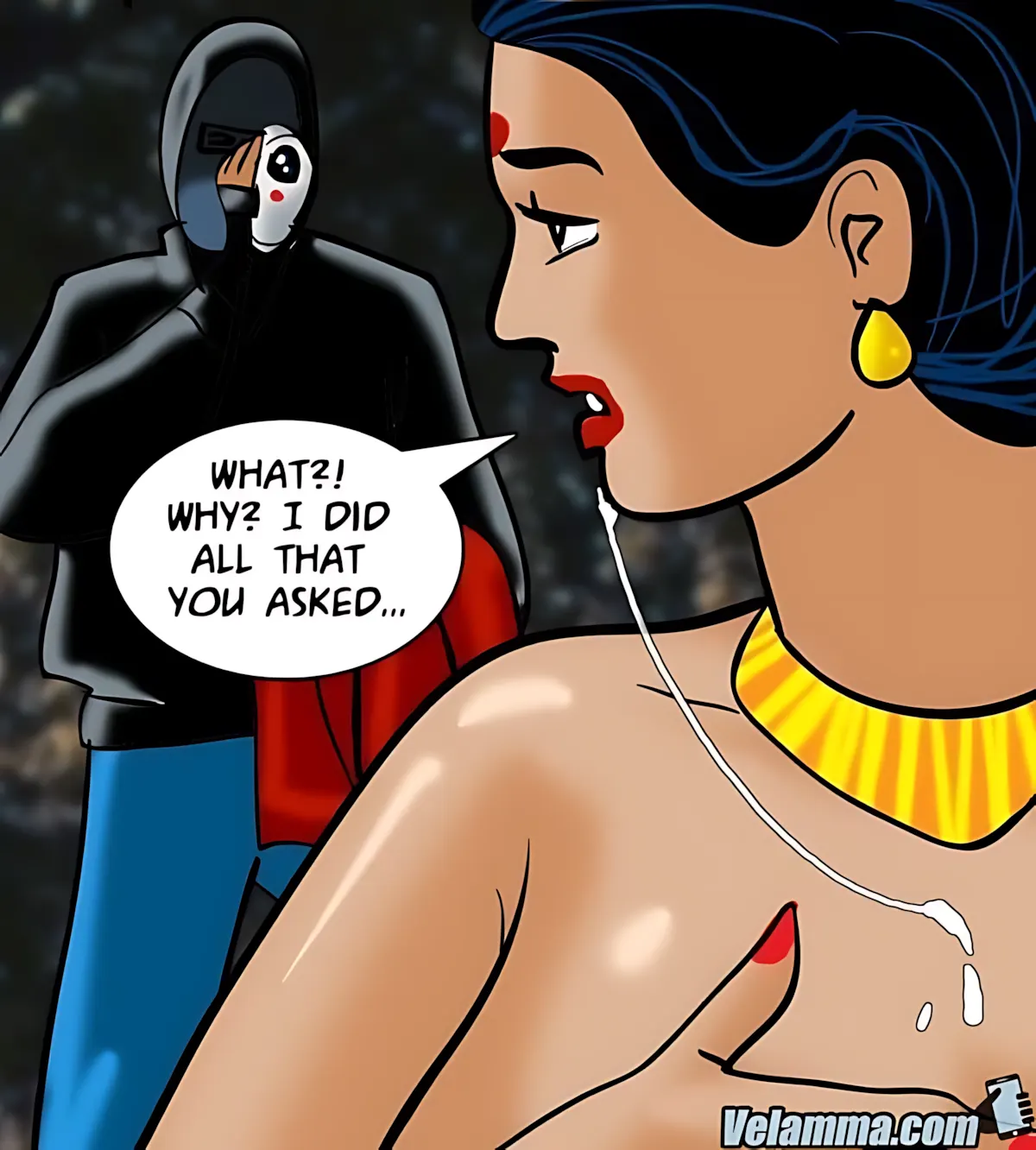 Velamma All Episodes Comics, 63 . Velamma - Episode 63 - Blackmailed, page 194 of 199