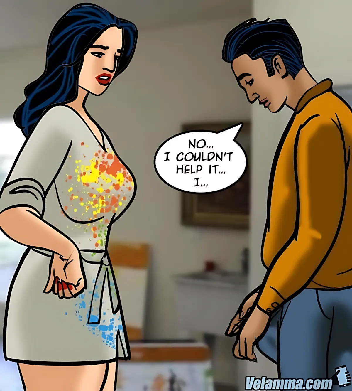 Velamma All Episodes Comics, 62 . Velamma - Episode 62 - A Piece Of Art, page 104 of 182