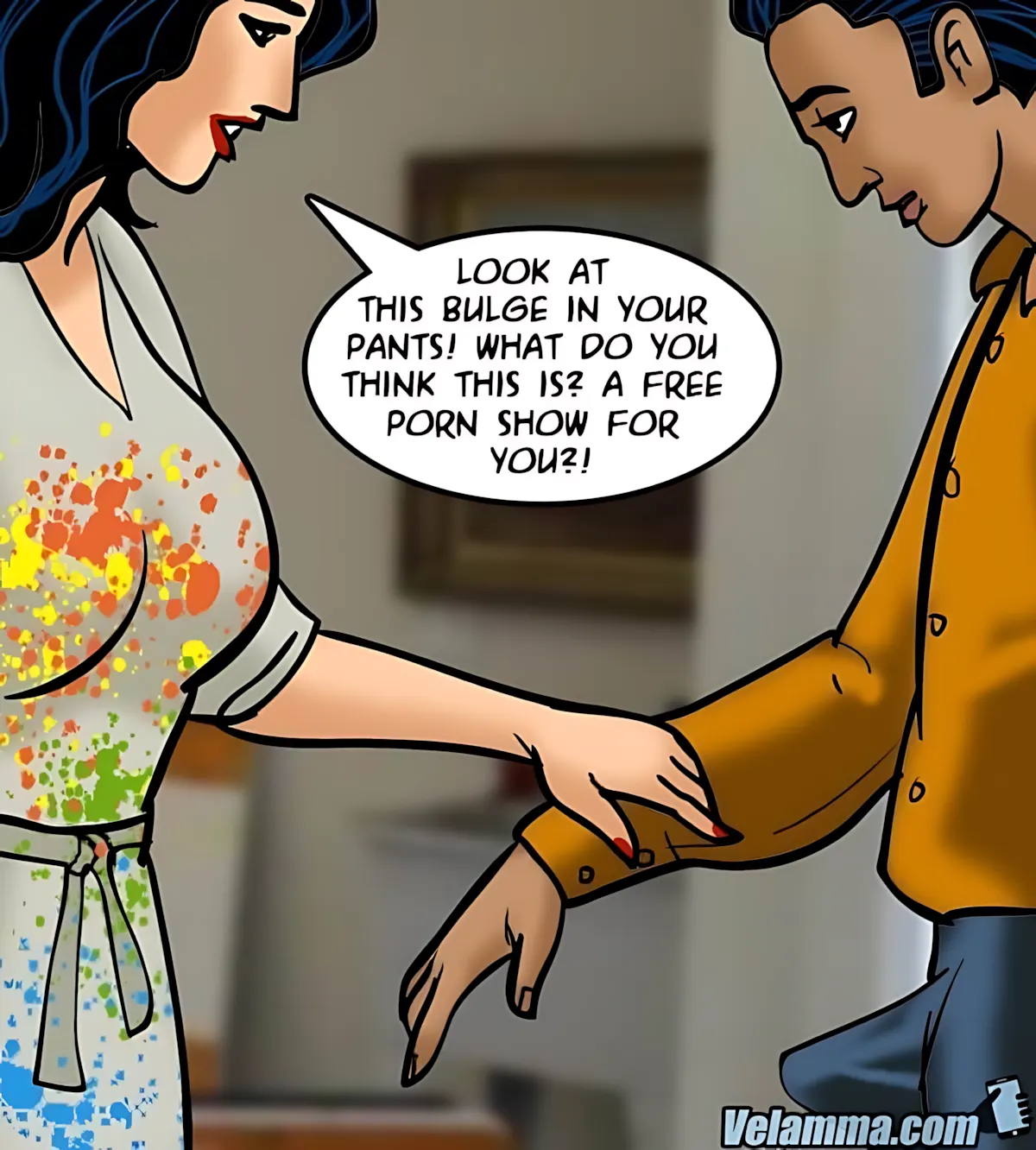 Velamma All Episodes Comics, 62 . Velamma - Episode 62 - A Piece Of Art, page 105 of 182