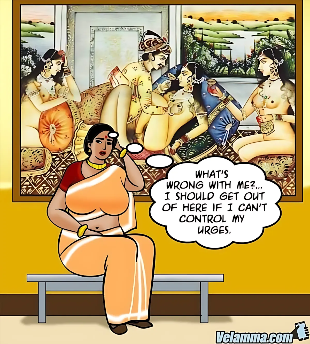 Velamma All Episodes Comics, 62 . Velamma - Episode 62 - A Piece Of Art, page 12 of 182