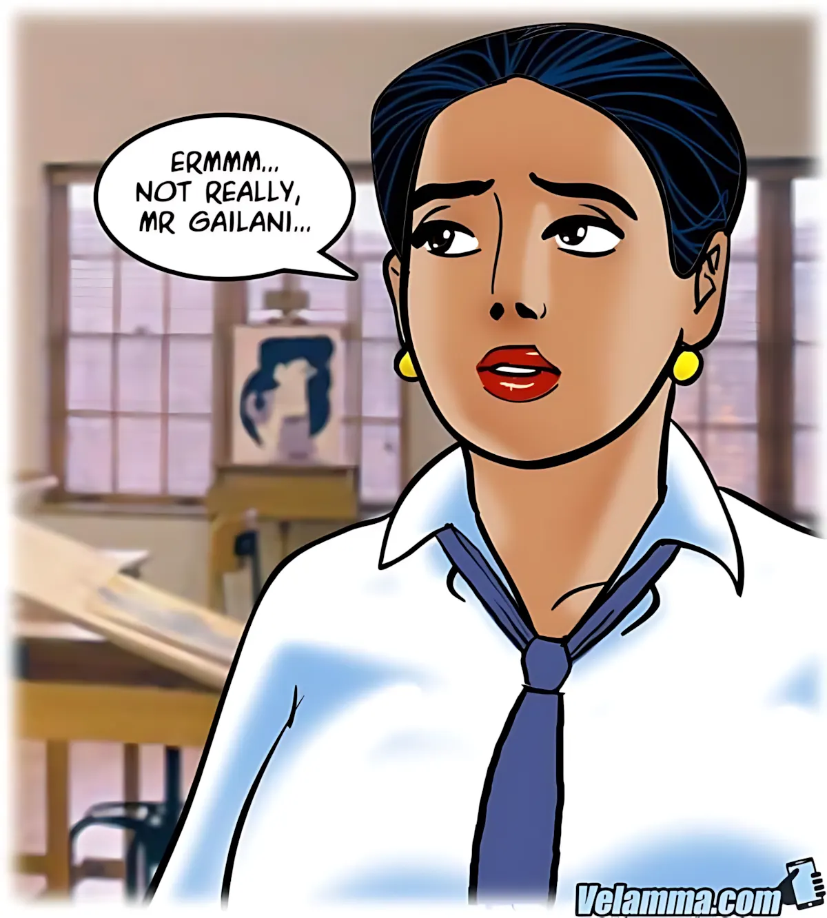 Velamma All Episodes Comics, 62 . Velamma - Episode 62 - A Piece Of Art, page 15 of 182