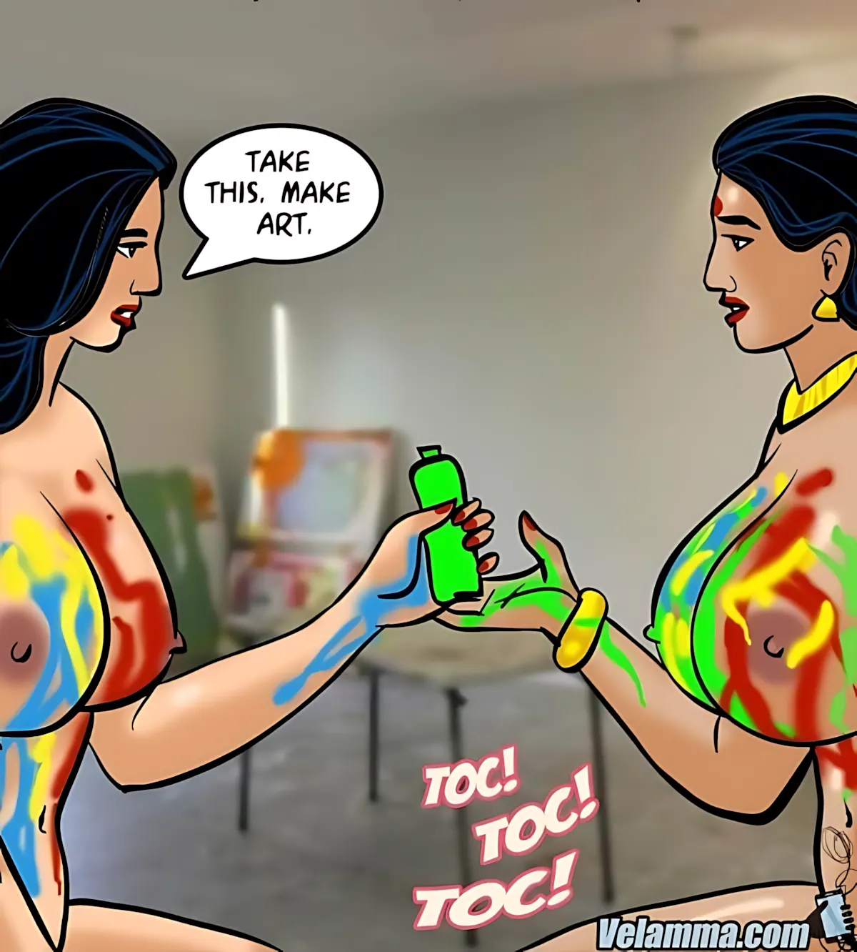 Velamma All Episodes Comics, 62 . Velamma - Episode 62 - A Piece Of Art, page 162 of 182