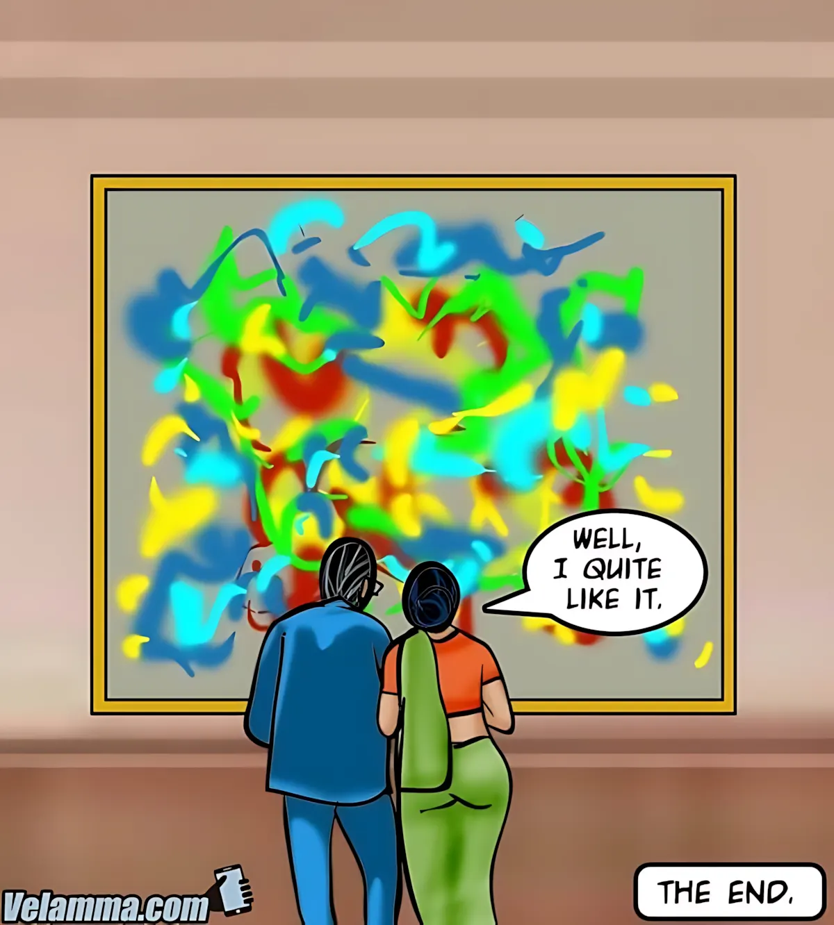 Velamma All Episodes Comics, 62 . Velamma - Episode 62 - A Piece Of Art, page 182 of 182