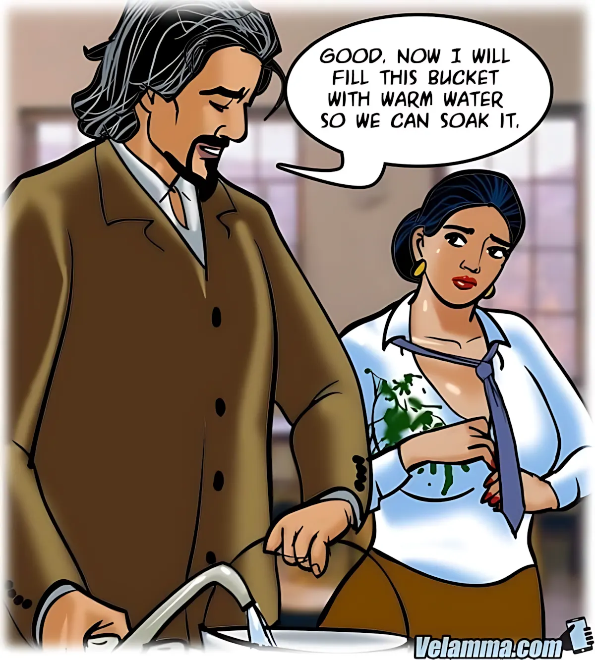 Velamma All Episodes Comics, 62 . Velamma - Episode 62 - A Piece Of Art, page 24 of 182