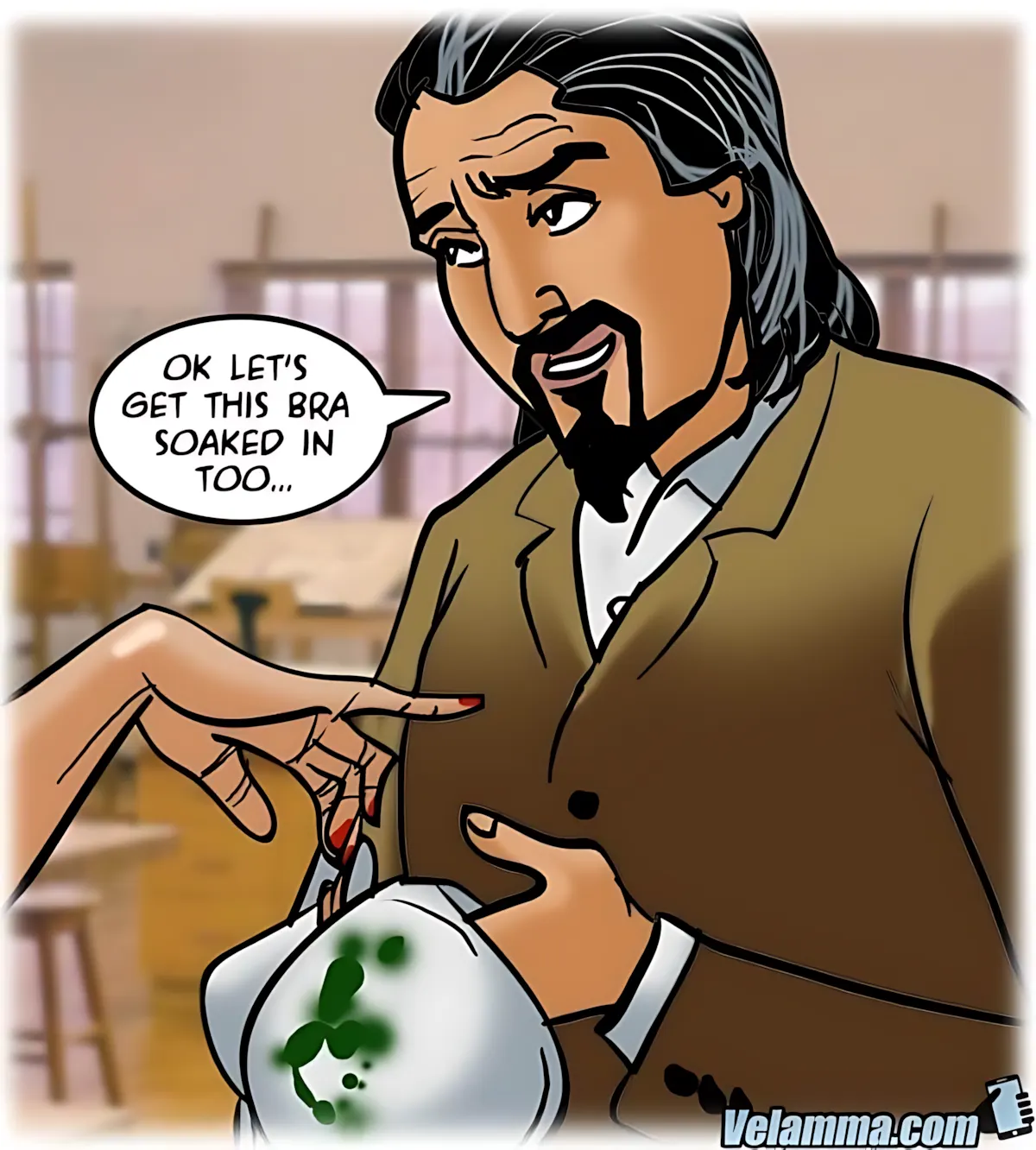 Velamma All Episodes Comics, 62 . Velamma - Episode 62 - A Piece Of Art, page 29 of 182