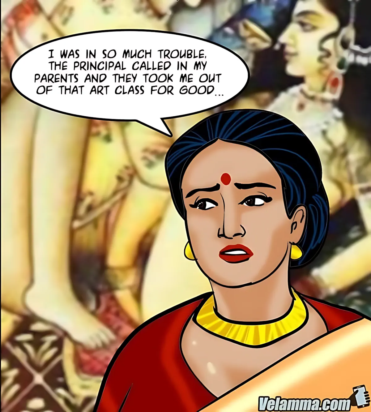 Velamma All Episodes Comics, 62 . Velamma - Episode 62 - A Piece Of Art, page 37 of 182