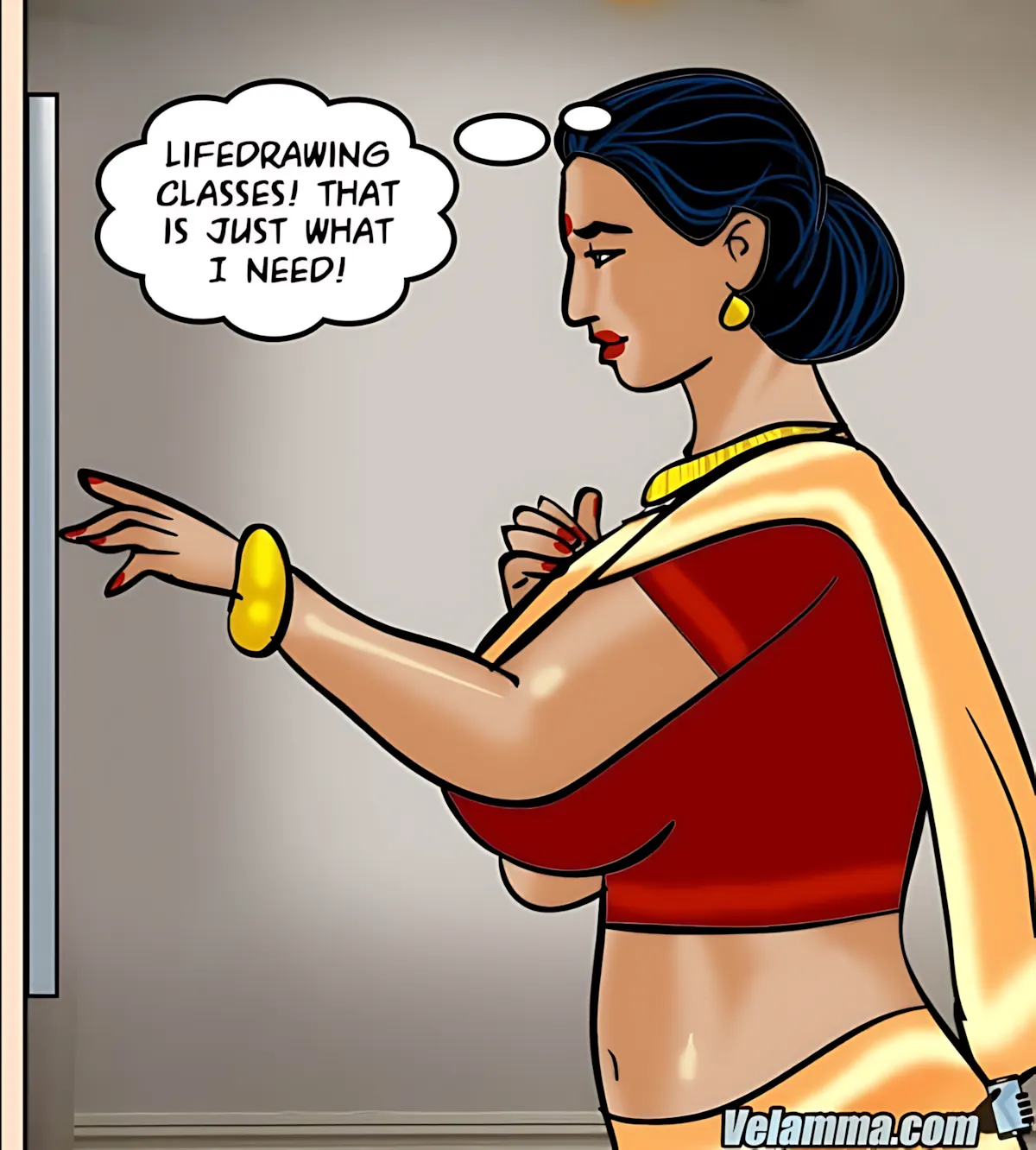 Velamma All Episodes Comics, 62 . Velamma - Episode 62 - A Piece Of Art, page 40 of 182