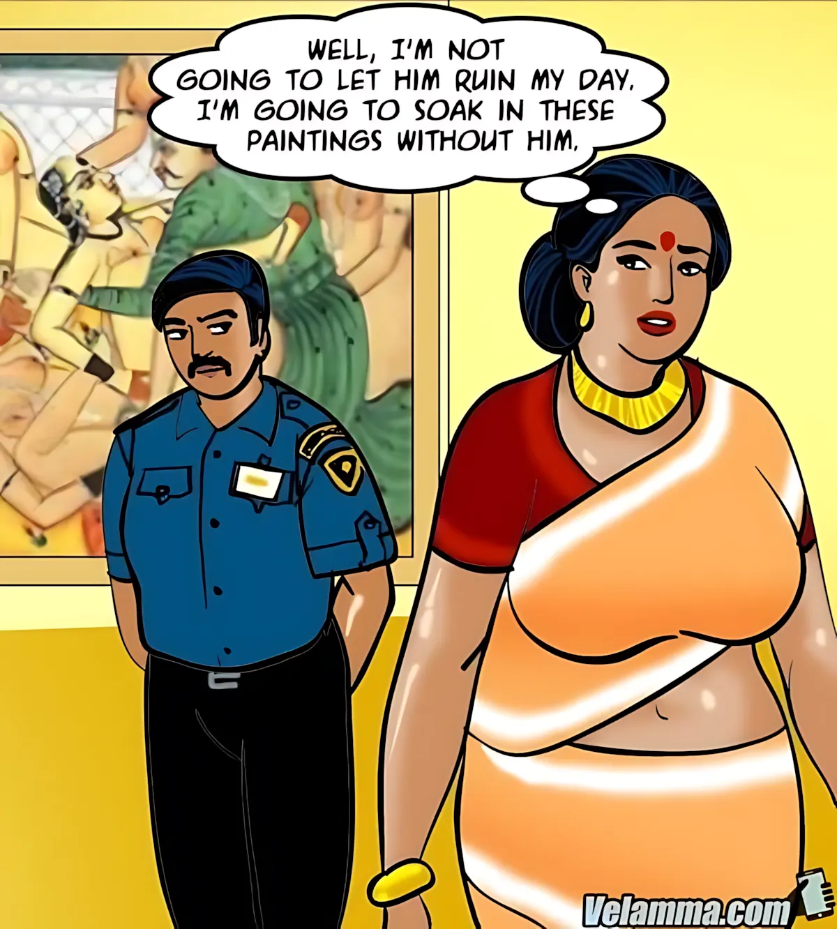 Velamma All Episodes Comics, 62 . Velamma - Episode 62 - A Piece Of Art, page 5 of 182