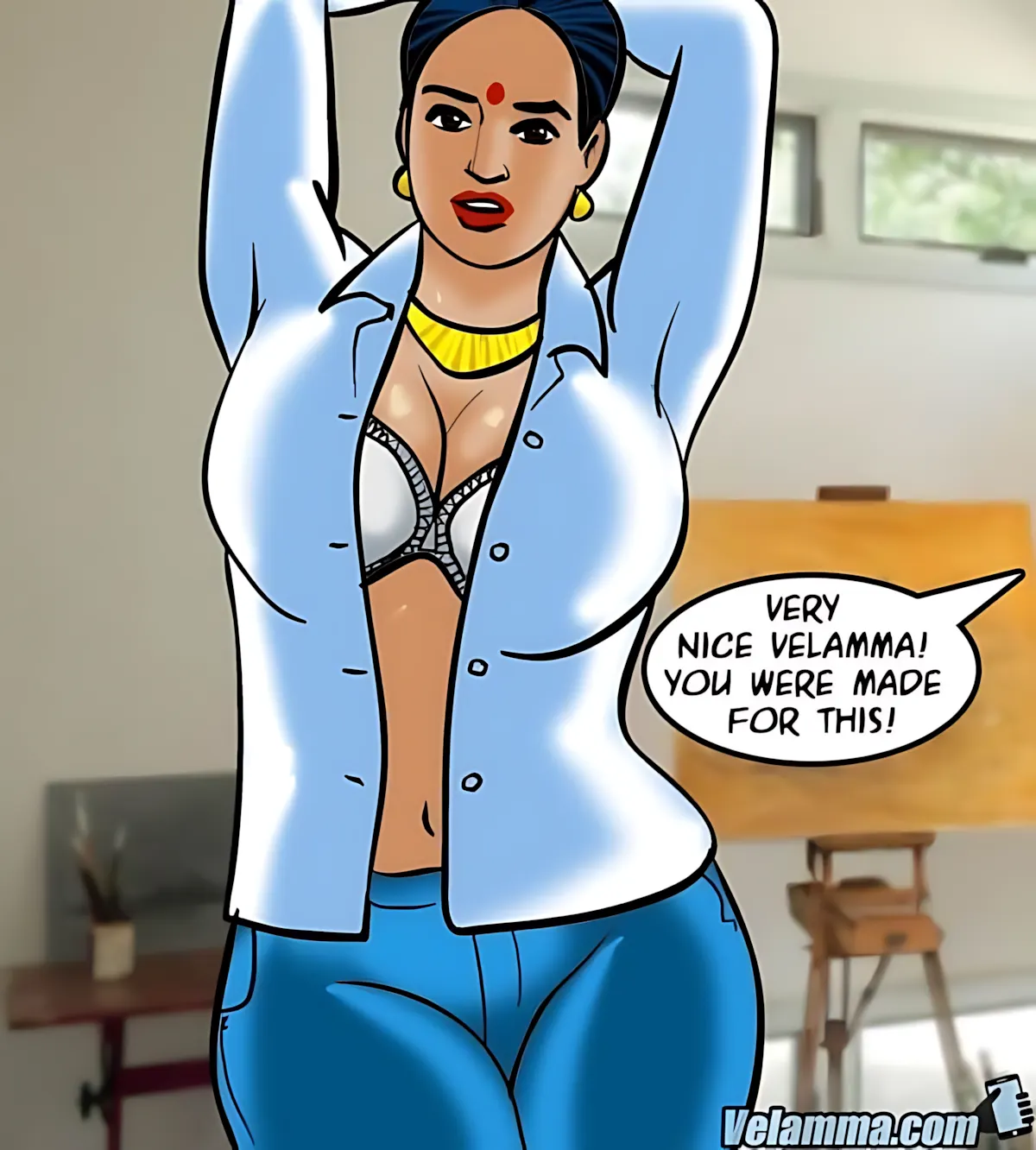 Velamma All Episodes Comics, 62 . Velamma - Episode 62 - A Piece Of Art, page 68 of 182
