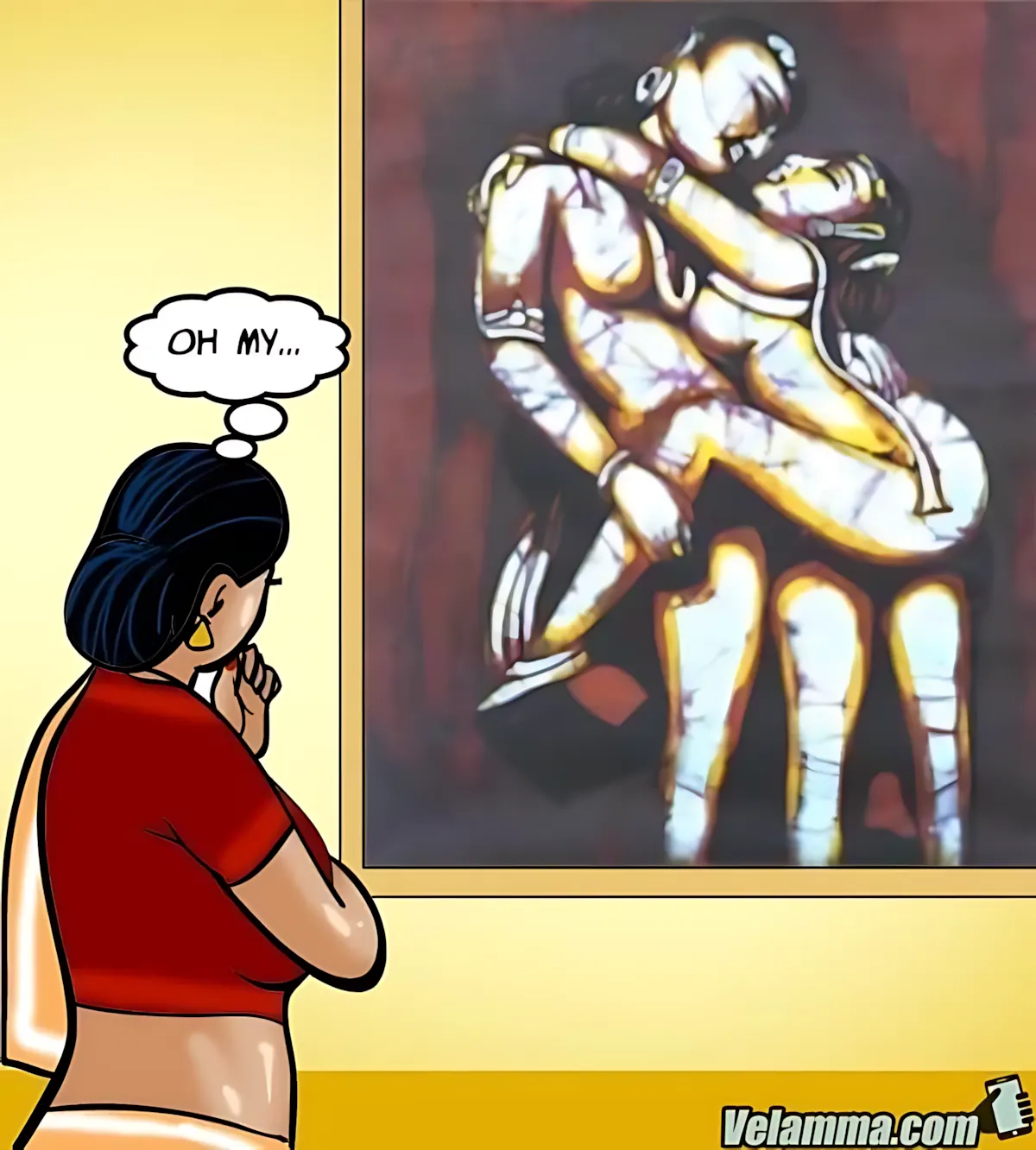 Velamma All Episodes Comics, 62 . Velamma - Episode 62 - A Piece Of Art, page 8 of 182