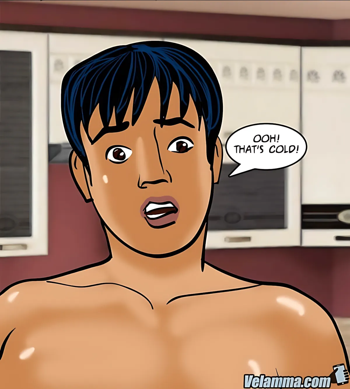 Velamma All Episodes Comics, 61 . Velamma - Episode 61 - Naked Cleaning, page 161 of 187