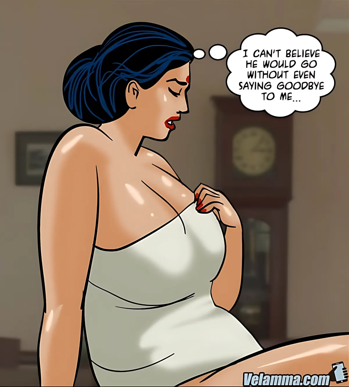 Velamma All Episodes Comics, 61 . Velamma - Episode 61 - Naked Cleaning, page 24 of 187