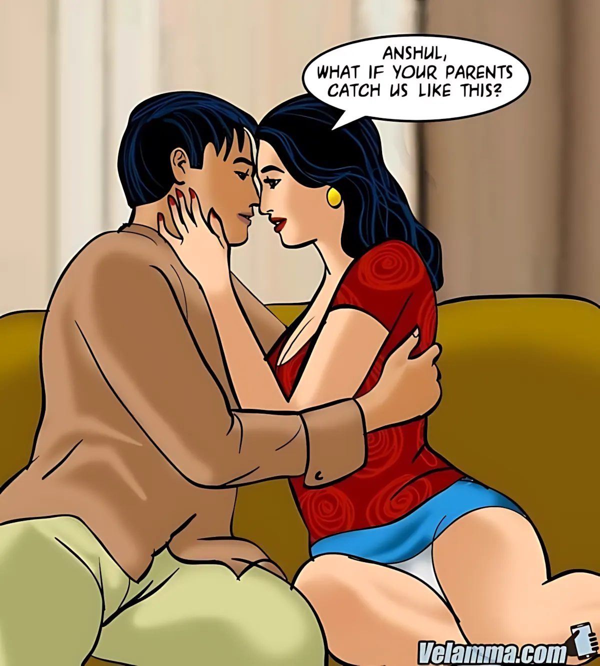 Velamma All Episodes Comics, 61 . Velamma - Episode 61 - Naked Cleaning, page 37 of 187