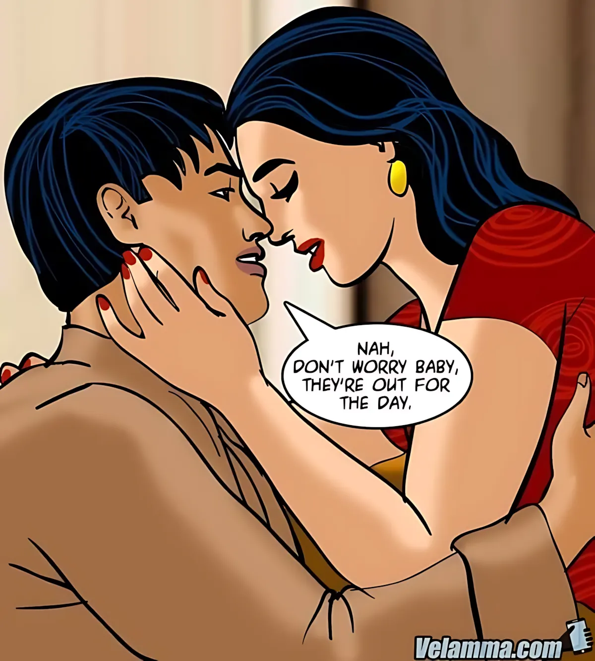 Velamma All Episodes Comics, 61 . Velamma - Episode 61 - Naked Cleaning, page 38 of 187