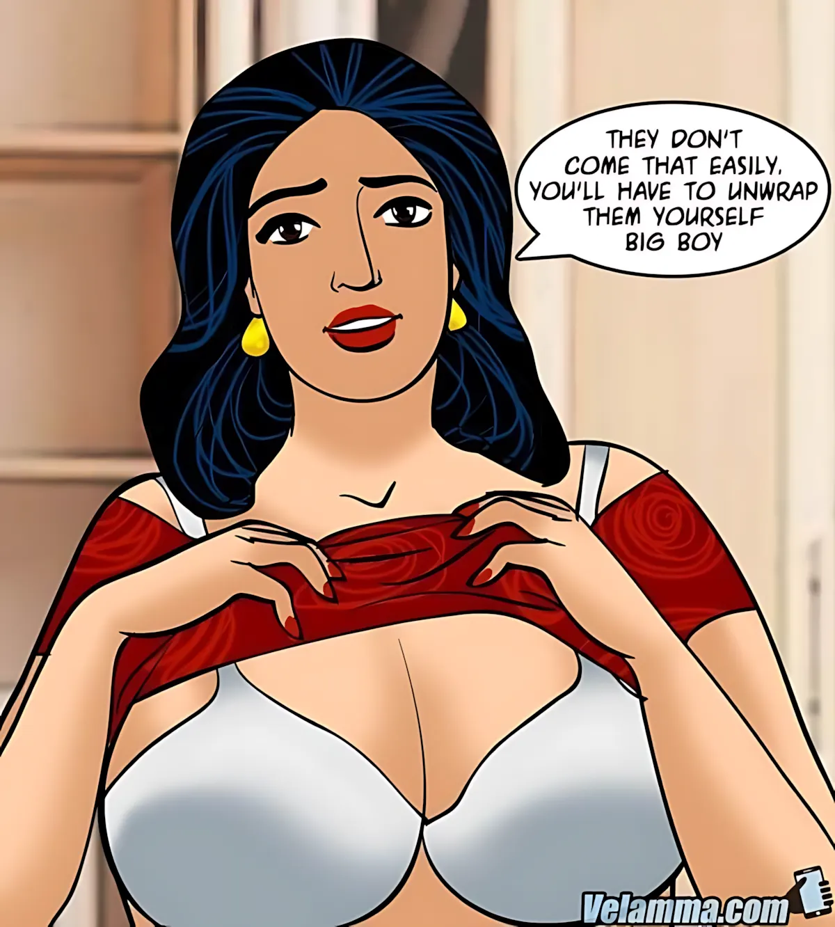 Velamma All Episodes Comics, 61 . Velamma - Episode 61 - Naked Cleaning, page 43 of 187