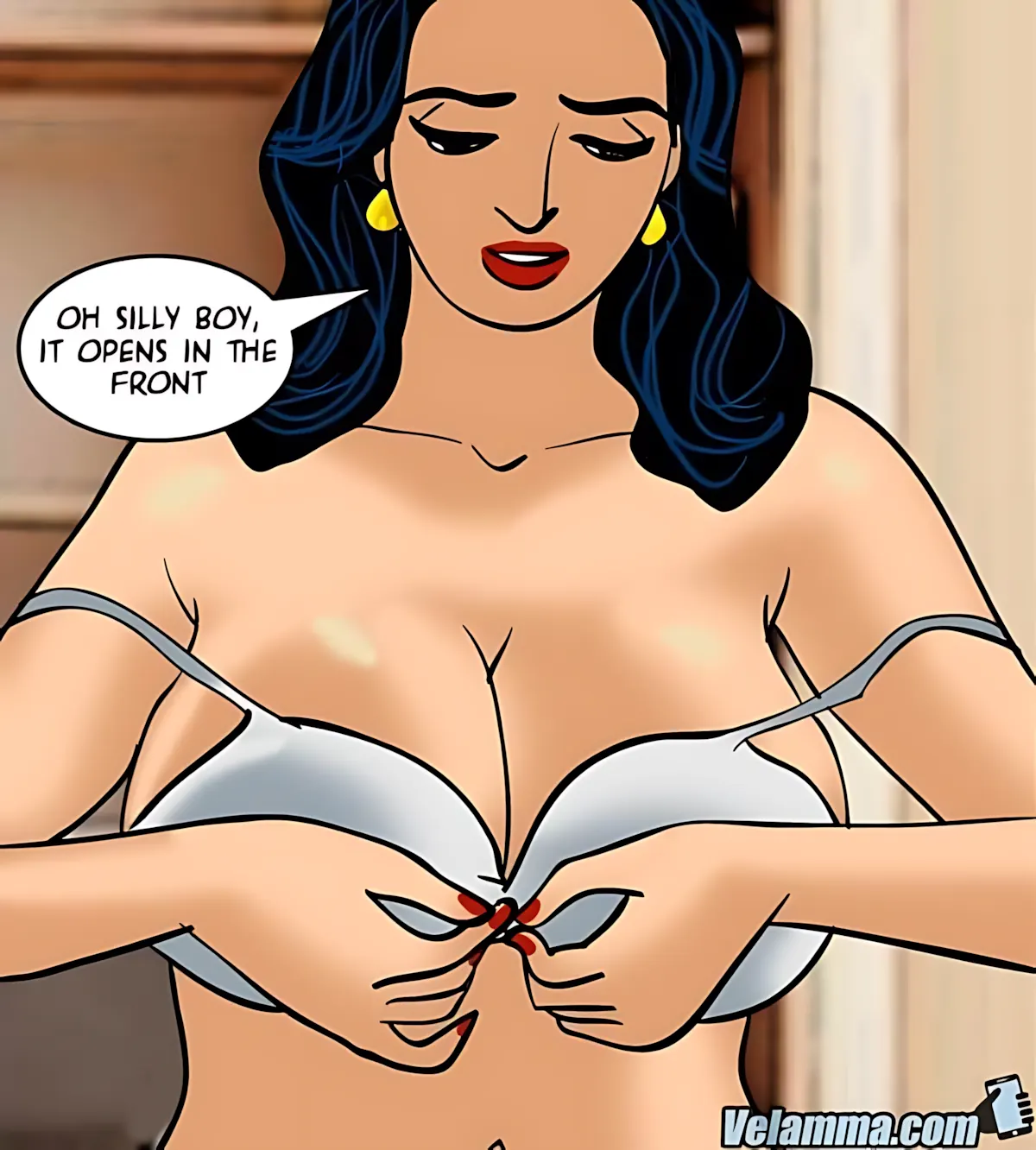 Velamma All Episodes Comics, 61 . Velamma - Episode 61 - Naked Cleaning, page 45 of 187