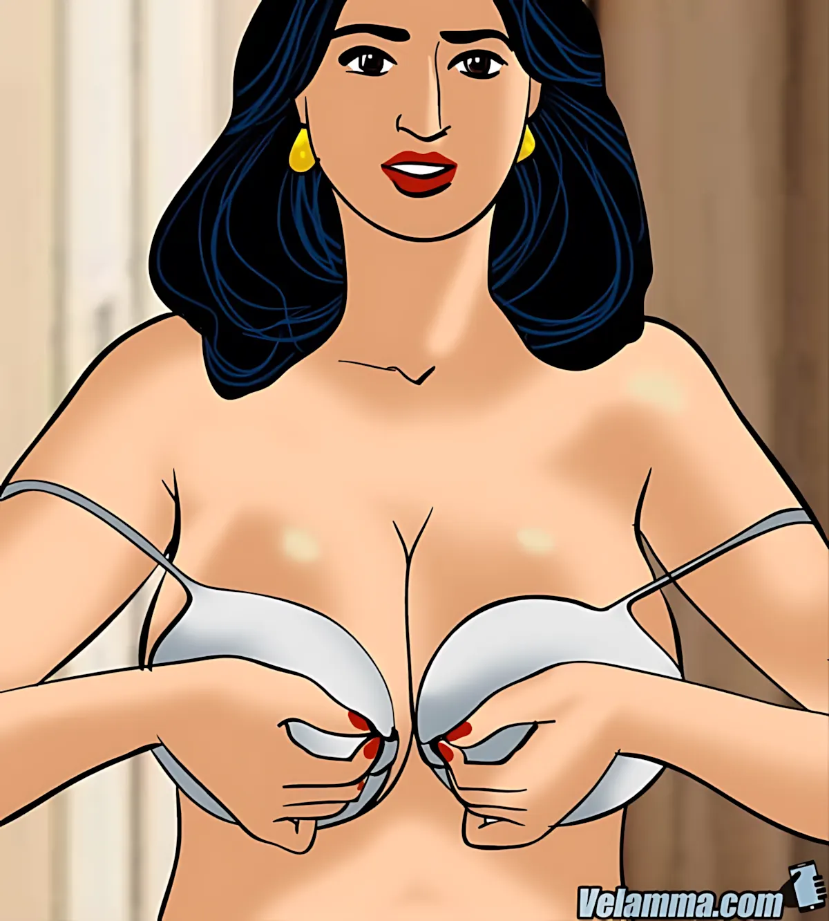 Velamma All Episodes Comics, 61 . Velamma - Episode 61 - Naked Cleaning, page 46 of 187