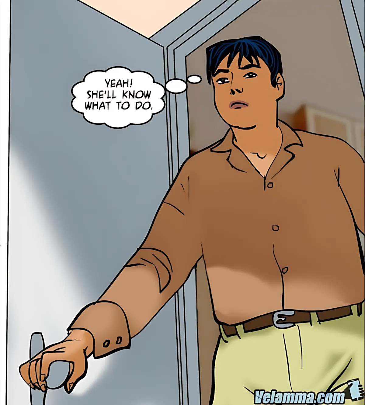 Velamma All Episodes Comics, 61 . Velamma - Episode 61 - Naked Cleaning, page 75 of 187