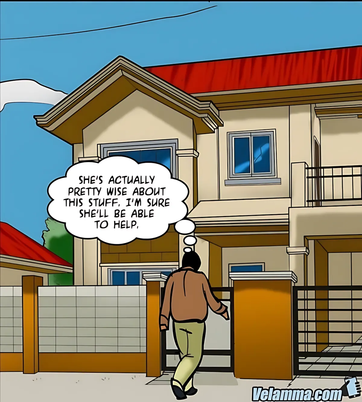 Velamma All Episodes Comics, 61 . Velamma - Episode 61 - Naked Cleaning, page 76 of 187