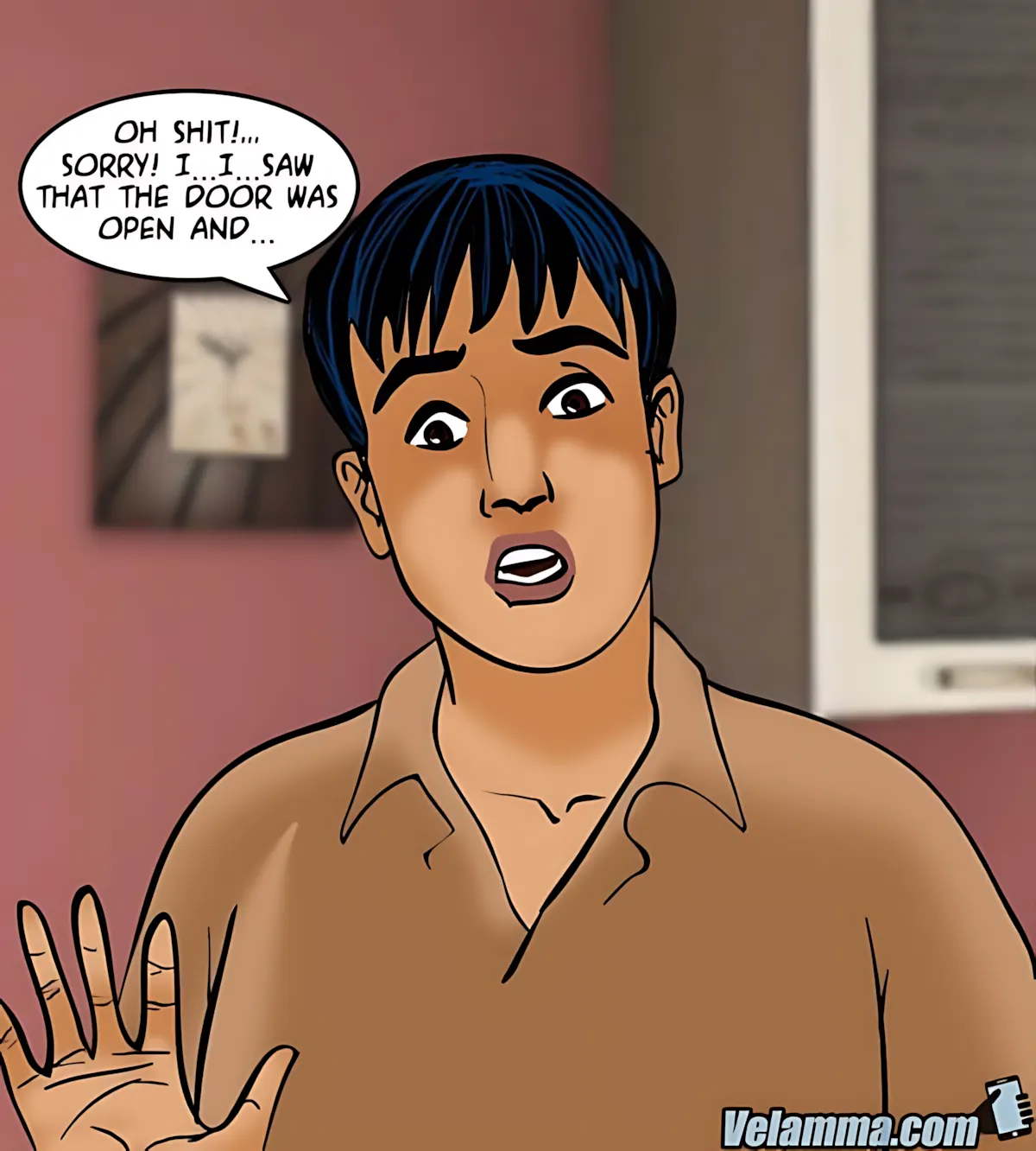 Velamma All Episodes Comics, 61 . Velamma - Episode 61 - Naked Cleaning, page 84 of 187
