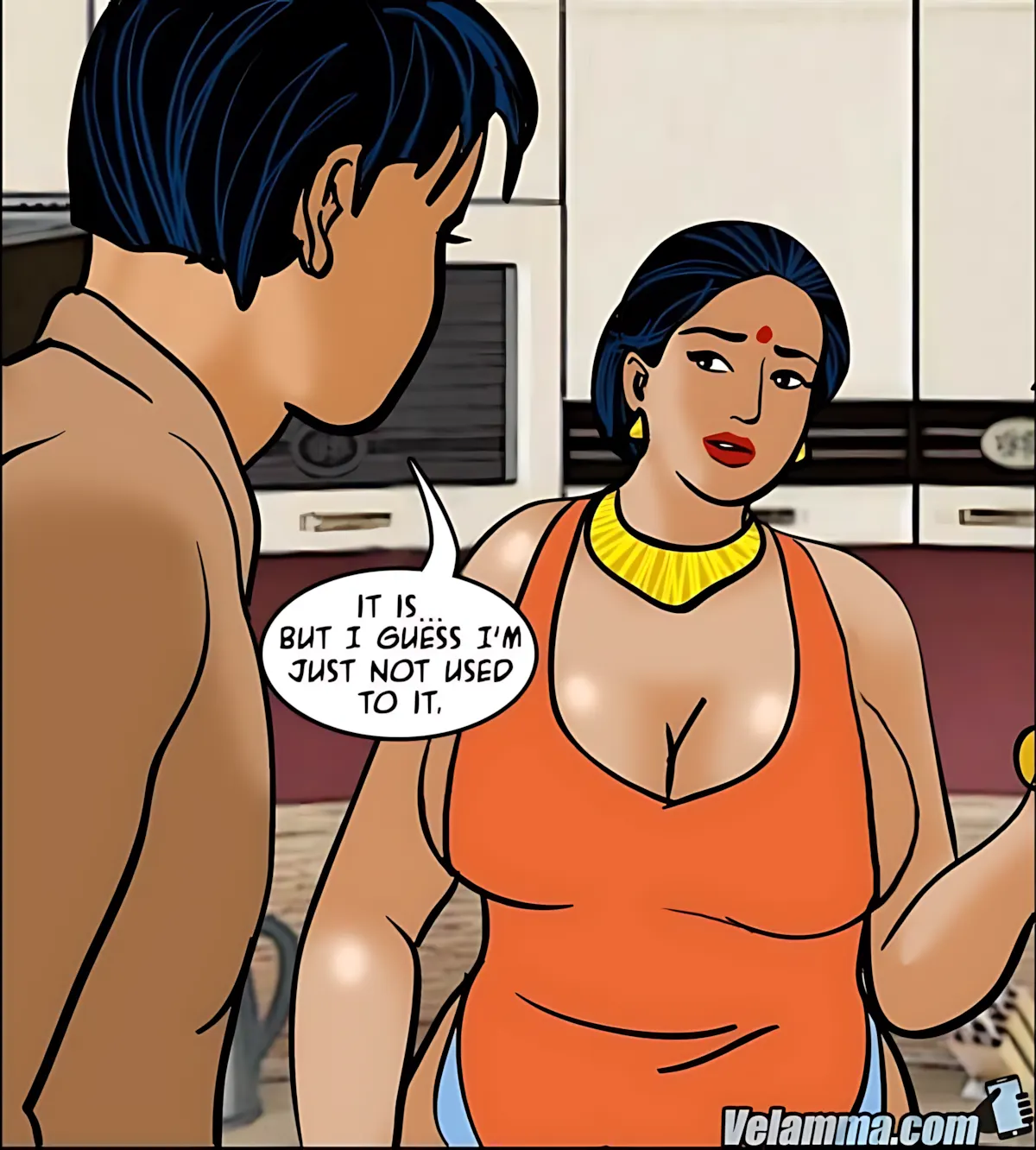 Velamma All Episodes Comics, 61 . Velamma - Episode 61 - Naked Cleaning, page 93 of 187