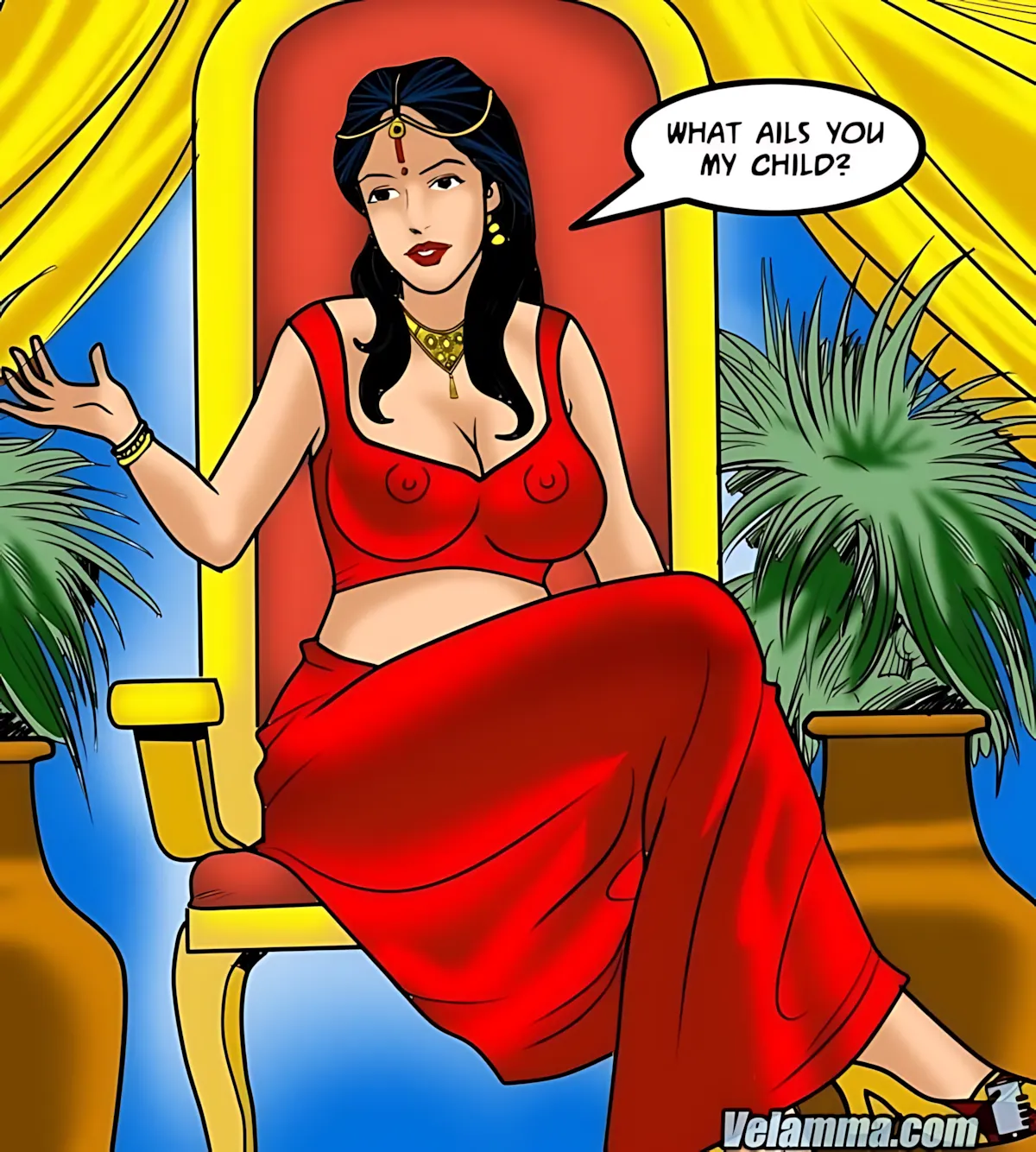 Velamma All Episodes Comics, 59 . Velamma - Episode 59 - Godmother, page 17 of 163