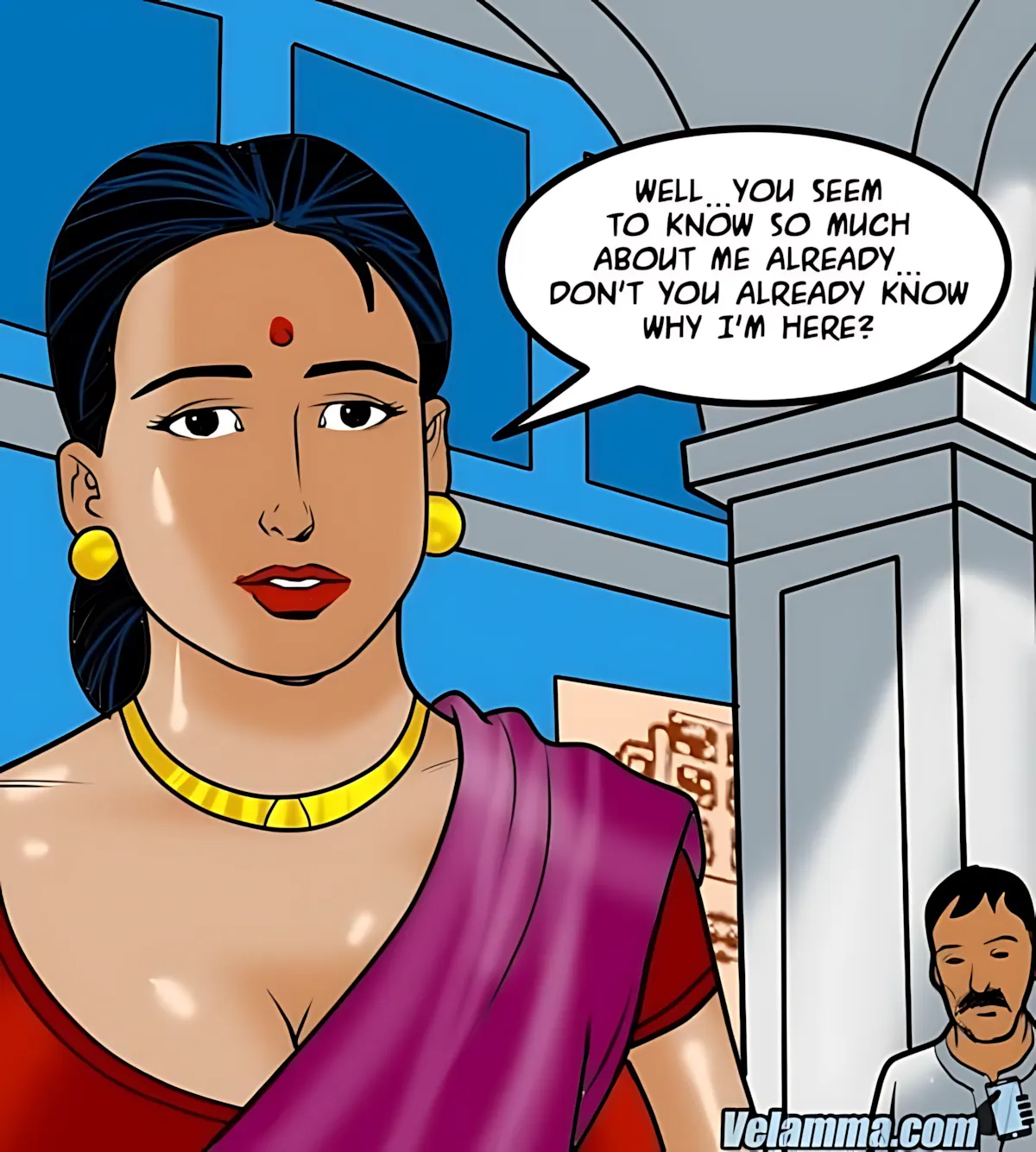 Velamma All Episodes Comics, 59 . Velamma - Episode 59 - Godmother, page 18 of 163