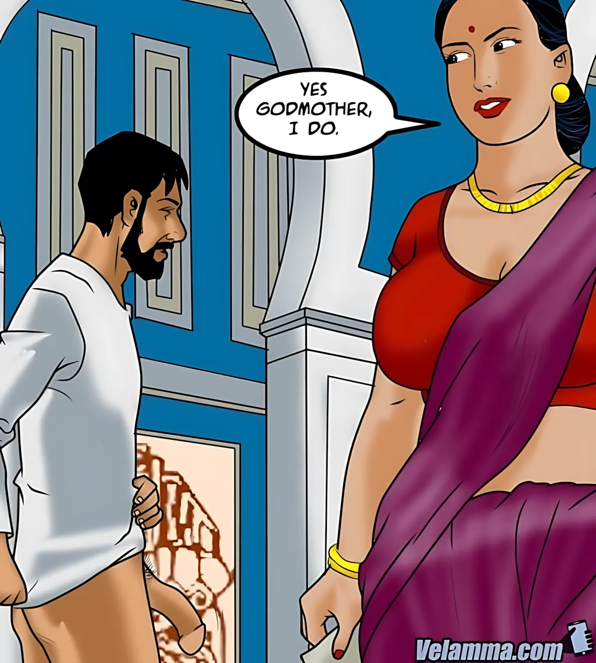Velamma All Episodes Comics, 59 . Velamma - Episode 59 - Godmother, page 36 of 163