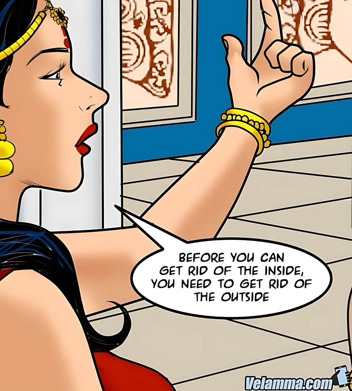Velamma All Episodes Comics, 59 . Velamma - Episode 59 - Godmother, page 37 of 163