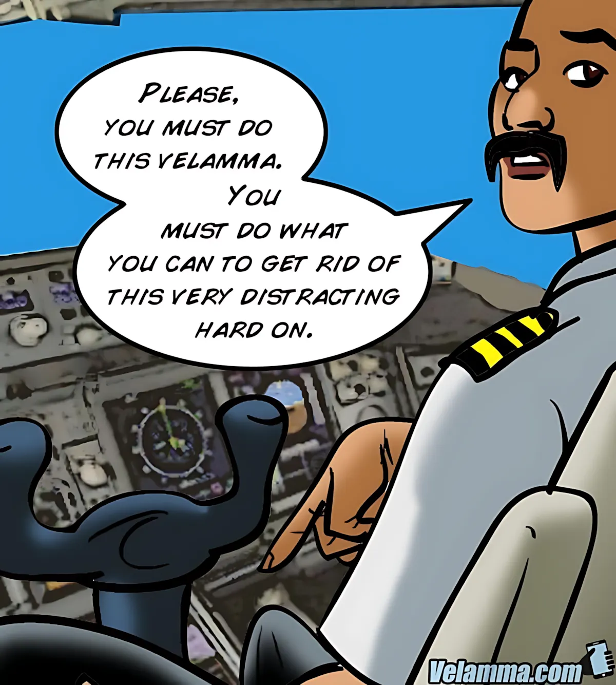 Velamma All Episodes Comics, 56 . Velamma - Episode 56 - Cocks In The Cockpit, page 112 of 221