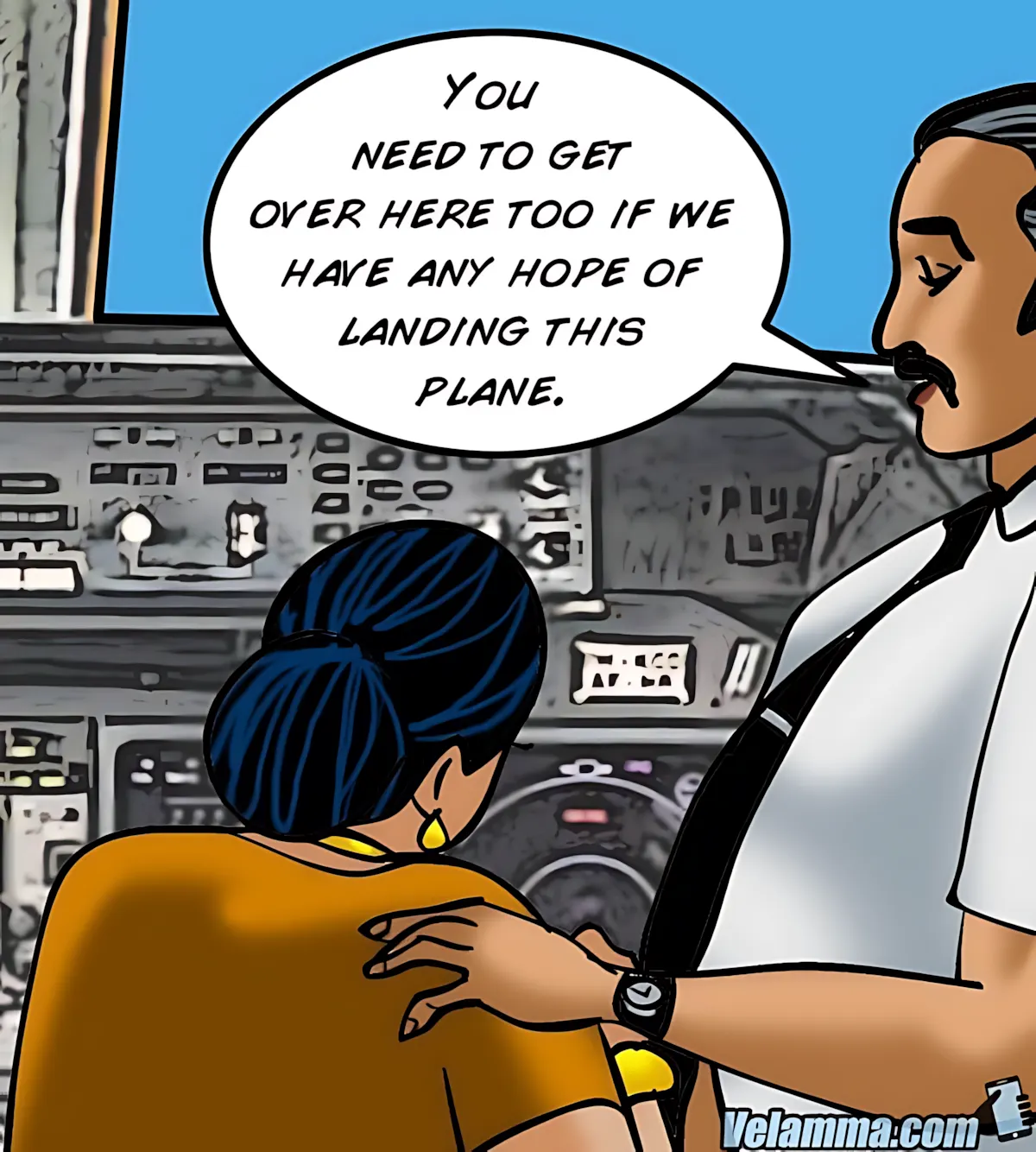 Velamma All Episodes Comics, 56 . Velamma - Episode 56 - Cocks In The Cockpit, page 118 of 221