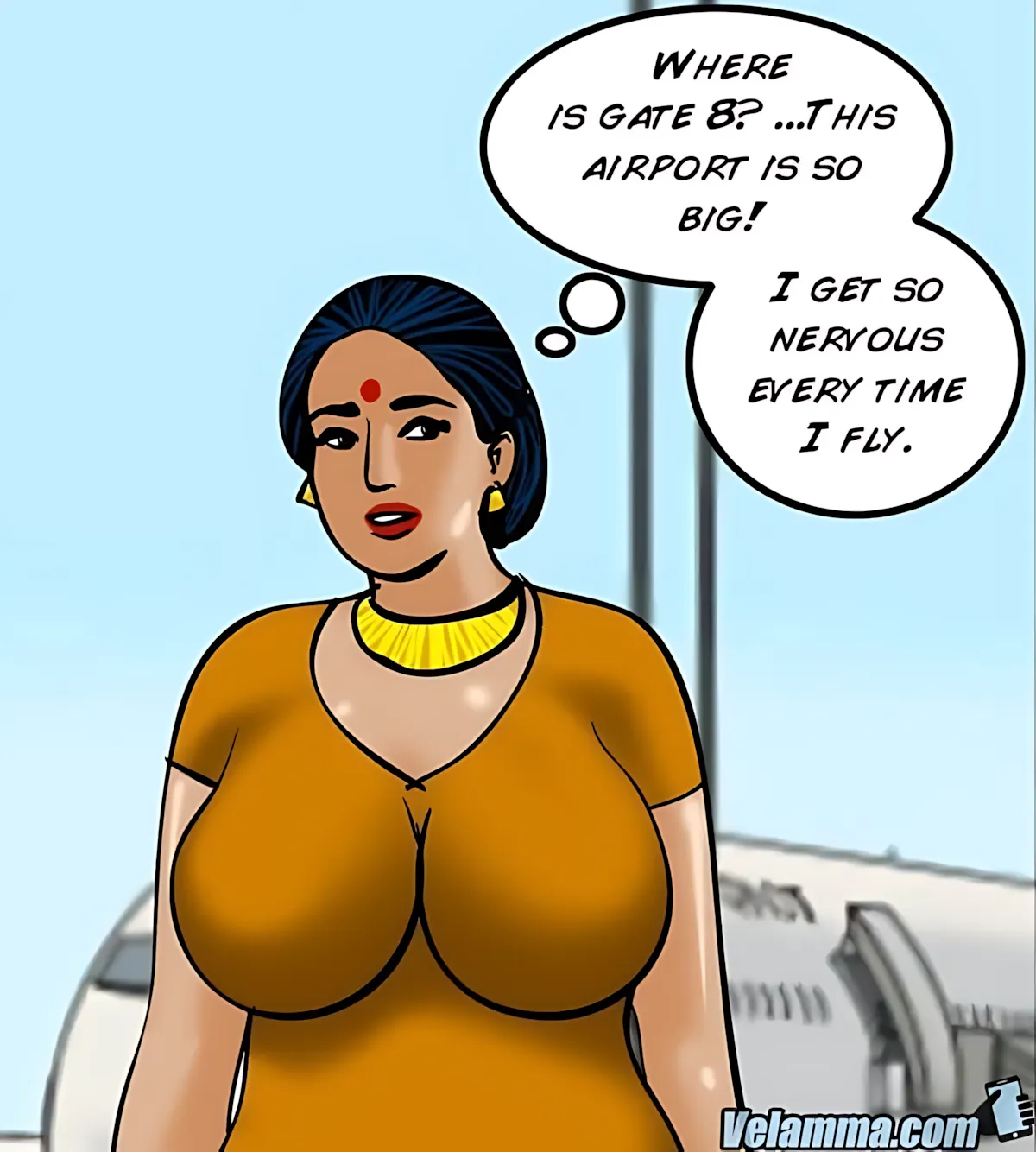 Velamma All Episodes Comics, 56 . Velamma - Episode 56 - Cocks In The Cockpit, page 3 of 221