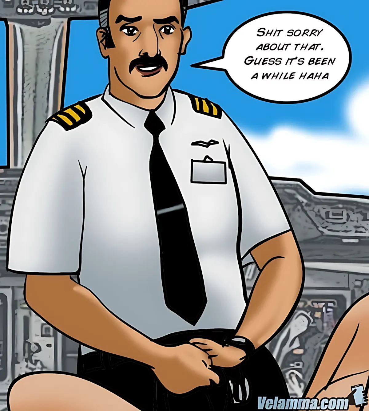 Velamma All Episodes Comics, 56 . Velamma - Episode 56 - Cocks In The Cockpit, page 210 of 221