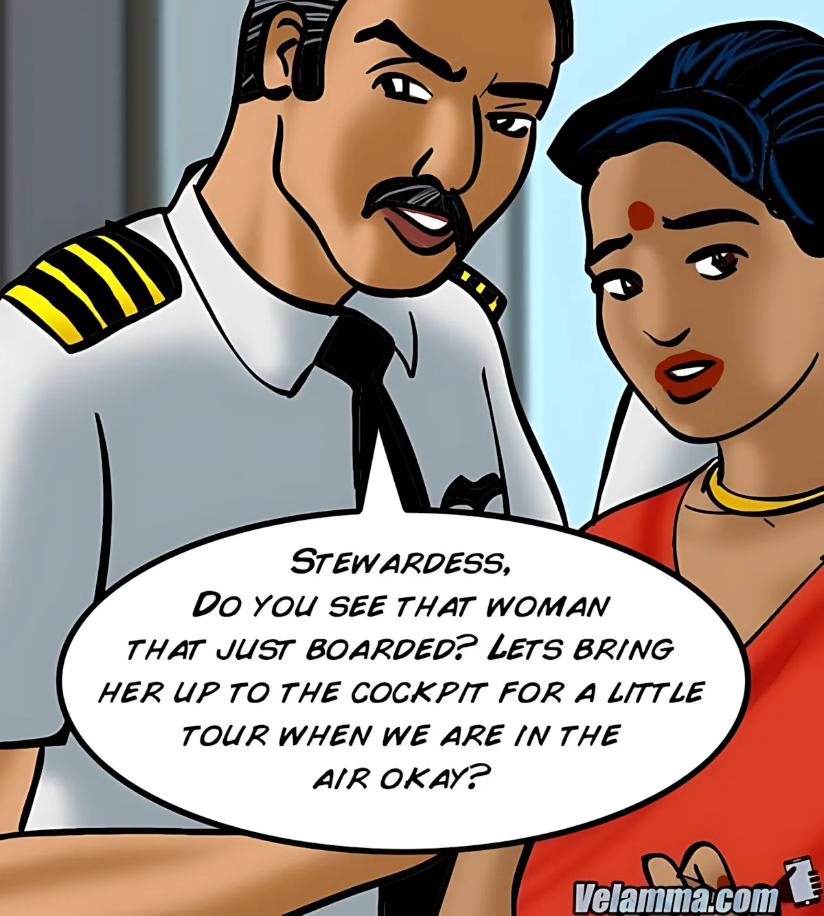 Velamma All Episodes Comics, 56 . Velamma - Episode 56 - Cocks In The Cockpit, page 58 of 221