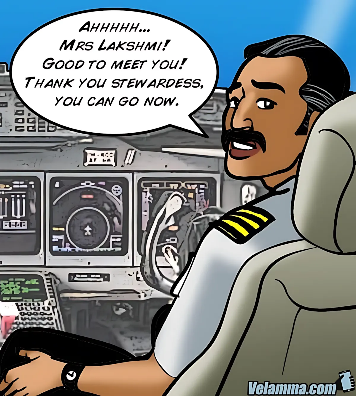 Velamma All Episodes Comics, 56 . Velamma - Episode 56 - Cocks In The Cockpit, page 79 of 221