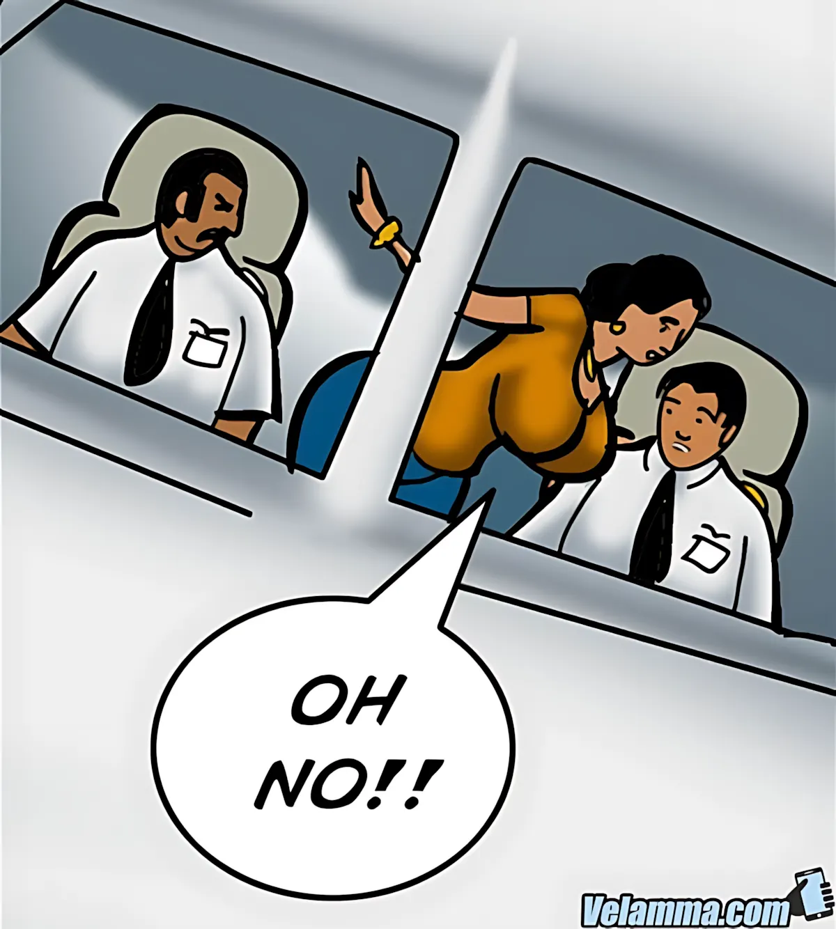 Velamma All Episodes Comics, 56 . Velamma - Episode 56 - Cocks In The Cockpit, page 93 of 221