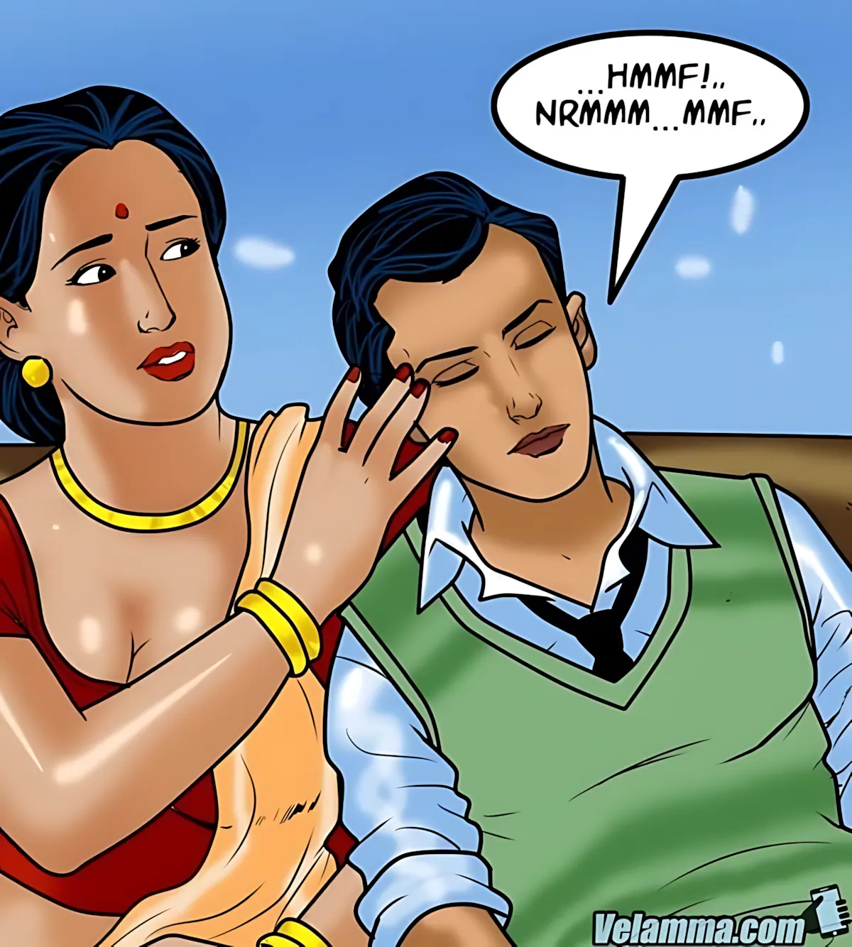 Velamma All Episodes Comics, 55 . Velamma - Episode 55 - Monsoon Poon, page 5 of 187