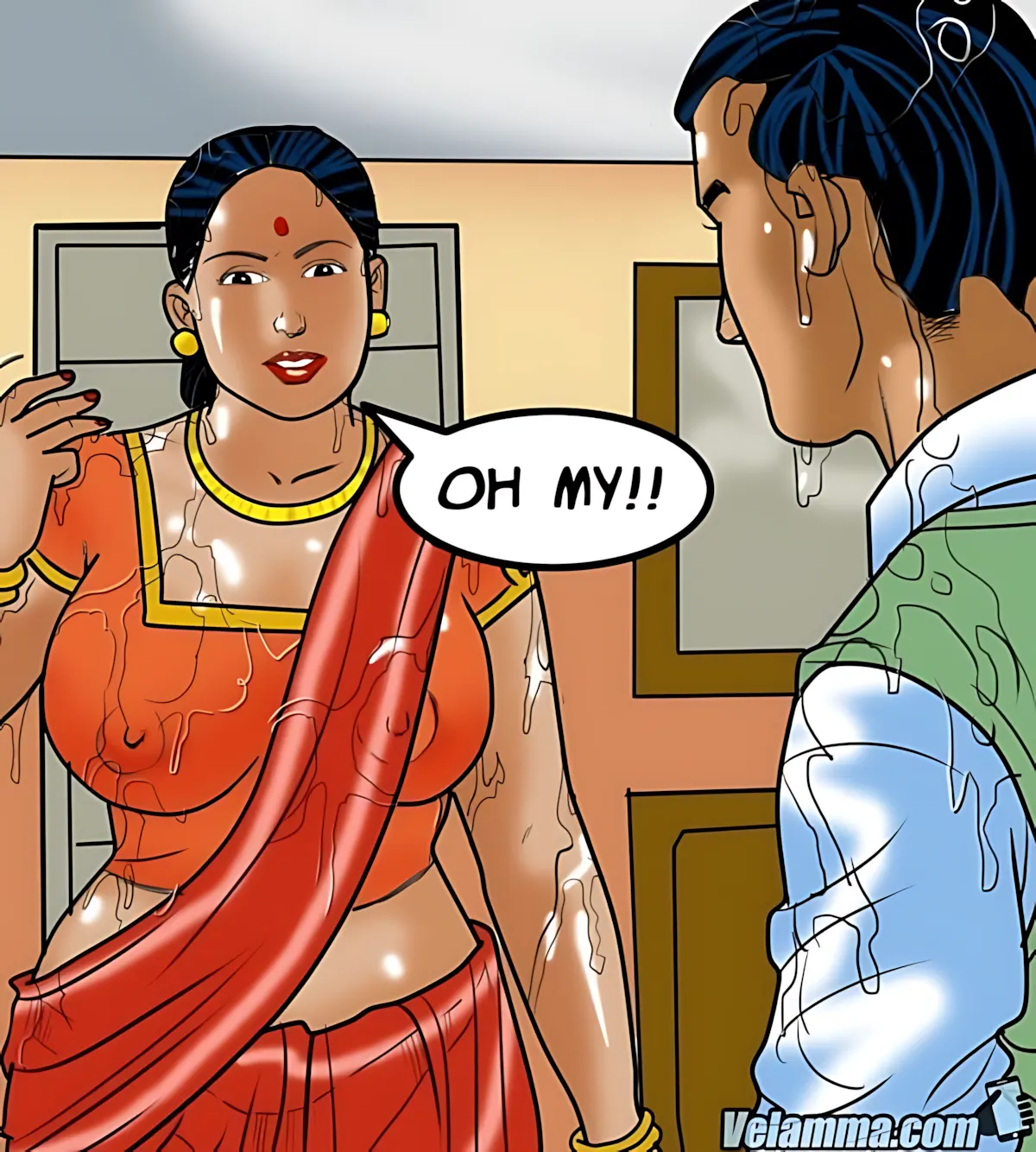 Velamma All Episodes Comics, 55 . Velamma - Episode 55 - Monsoon Poon, page 65 of 187