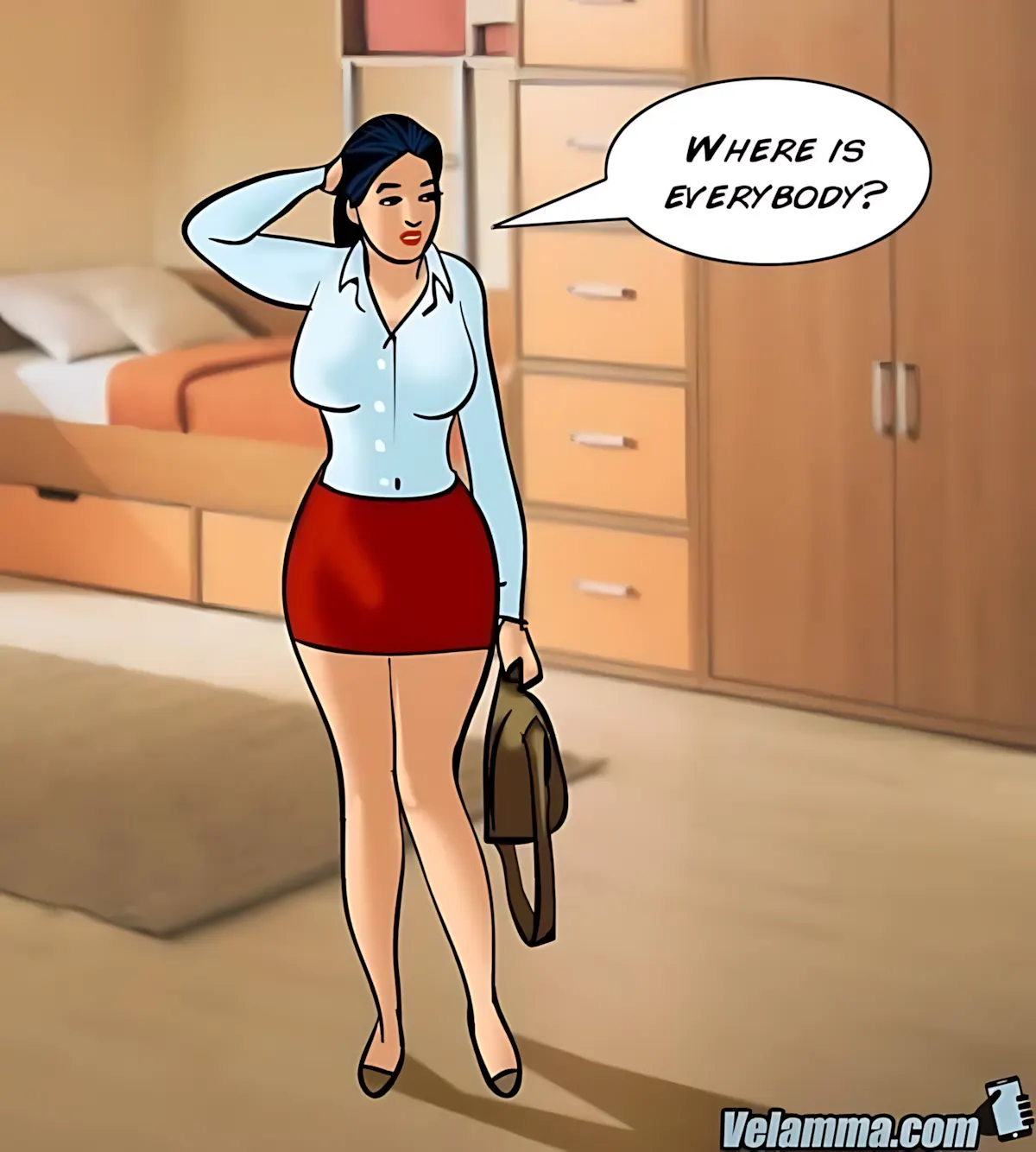 Velamma All Episodes Comics, 53 . Velamma - Episode 53 - Peephole, page 7 of 213