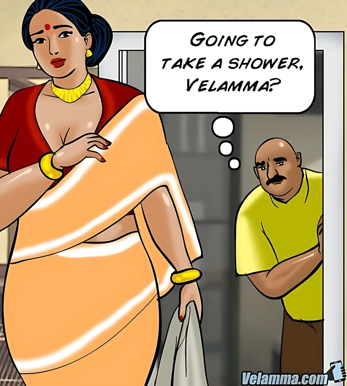 Velamma All Episodes Comics, 52 . Velamma - Episode 52 - Caught In The Act, page 50 of 199