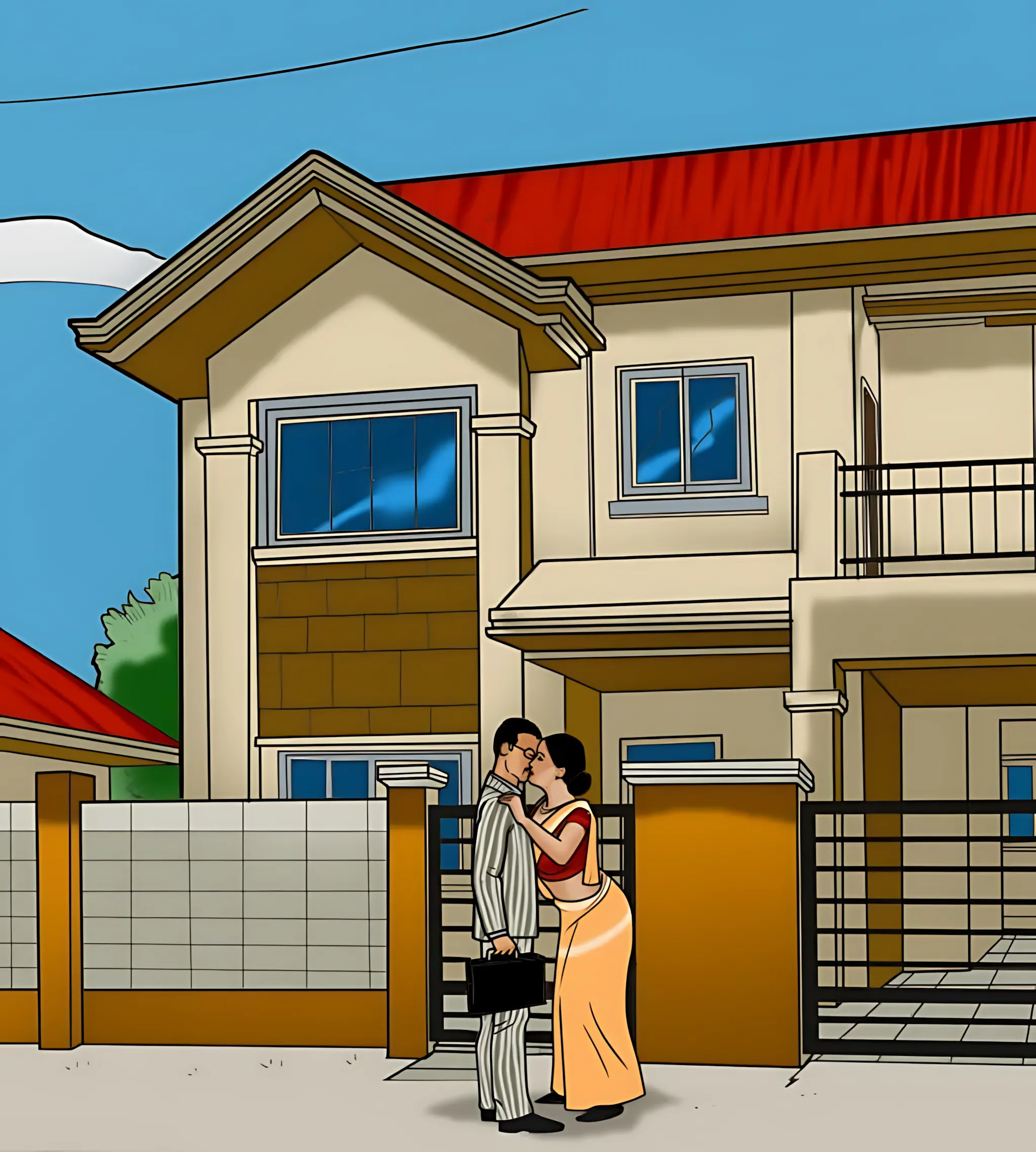 Velamma All Episodes Comics, 51 . Velamma - Episode 51 - Maid In India, page 4 of 164