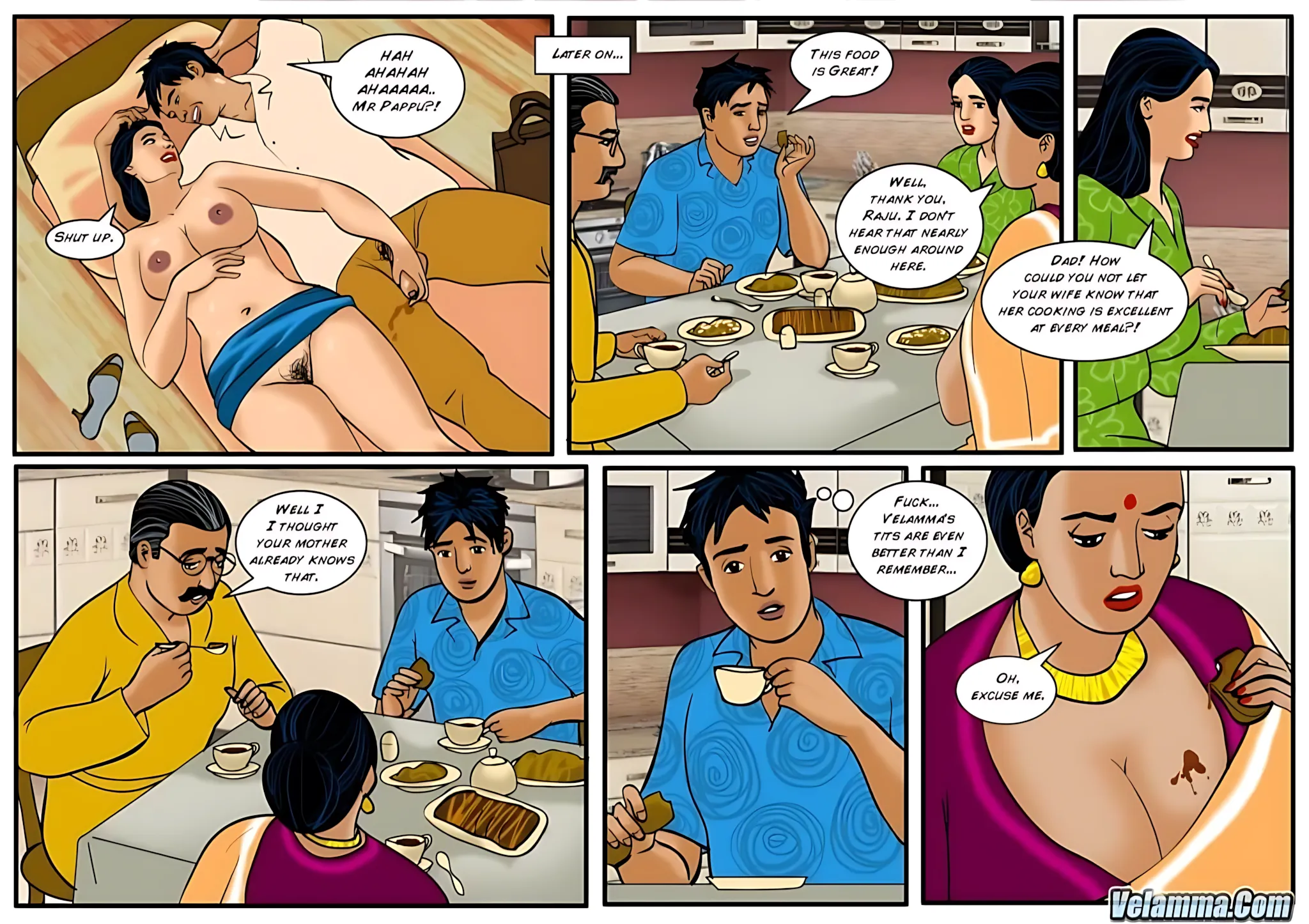 Velamma All Episodes Comics, 50 . Velamma - Episode 50 - Veena Cums Home, page 14 of 31