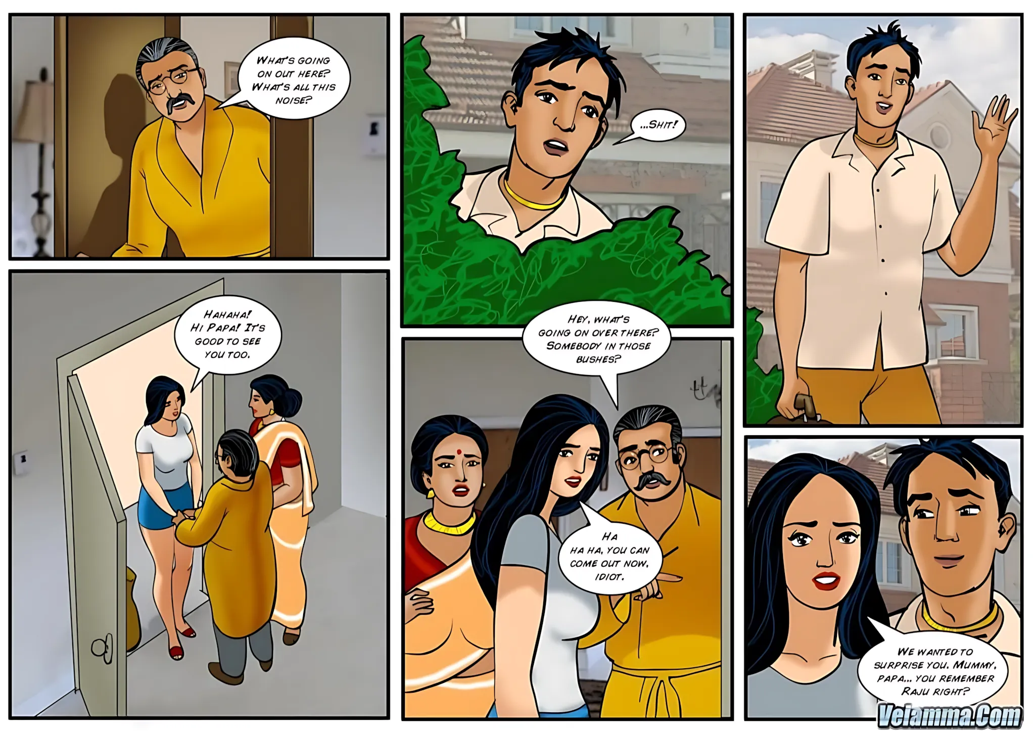 Velamma All Episodes Comics, 50 . Velamma - Episode 50 - Veena Cums Home, page 3 of 31