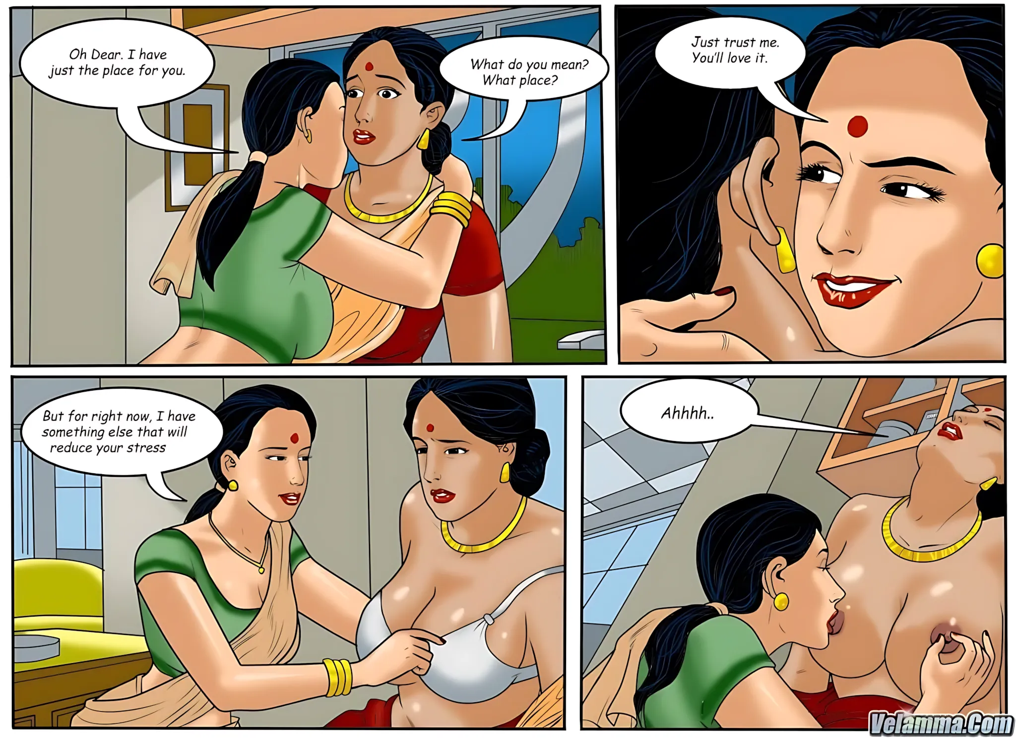 Velamma All Episodes Comics, 49 . Velamma - Episode 49 - DE-Stress, page 5 of 31