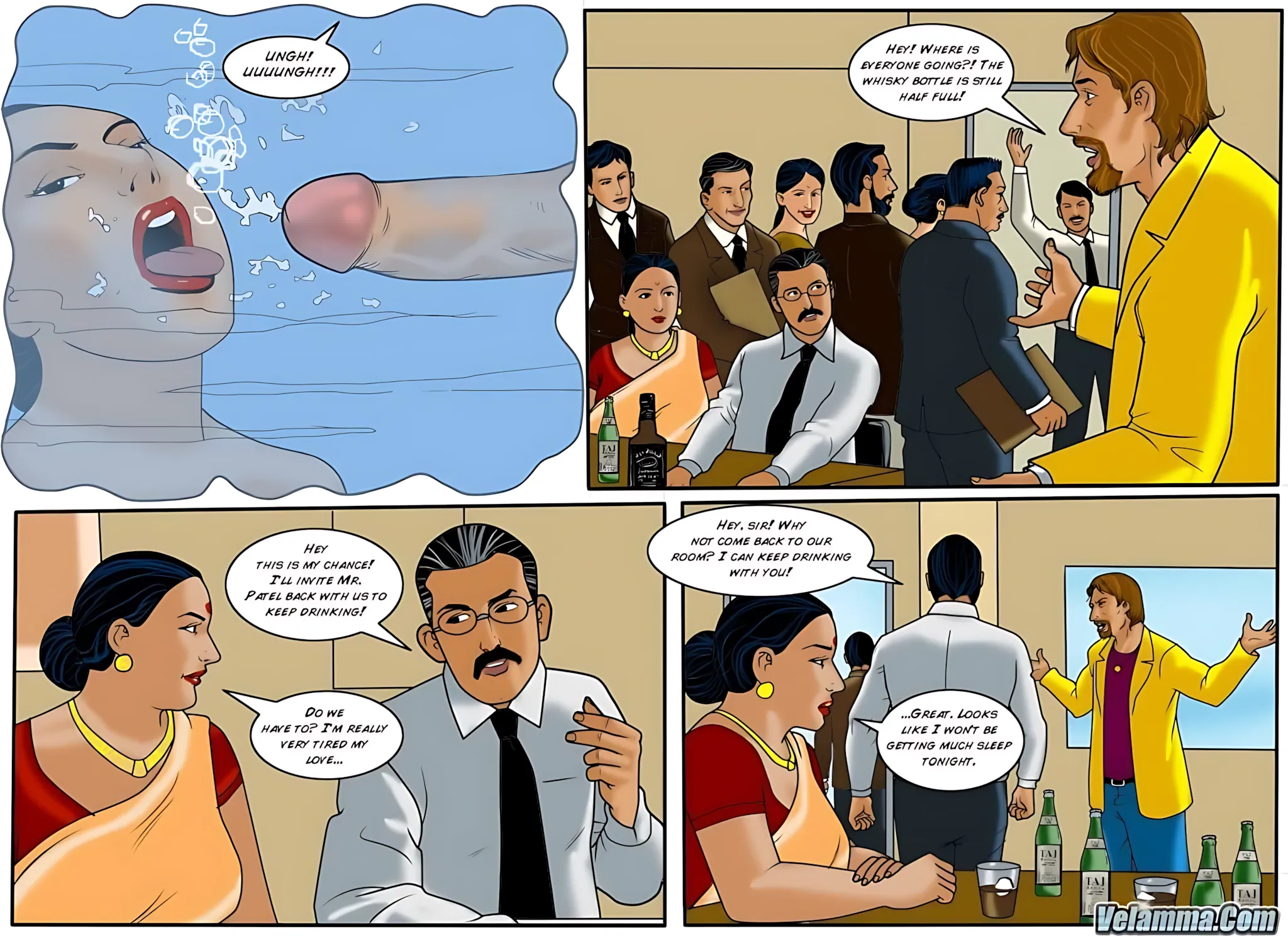 Velamma All Episodes Comics, 46 . Velamma - Episode 46 - He's The Boss, page 9 of 31