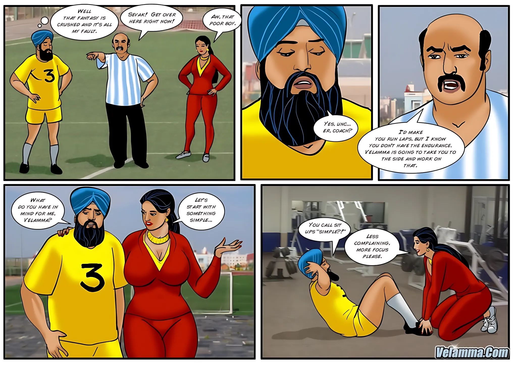 Velamma All Episodes Comics, 43 . Velamma - Episode 43 - Sexy Assistant Coach Velamma, page 13 of 31