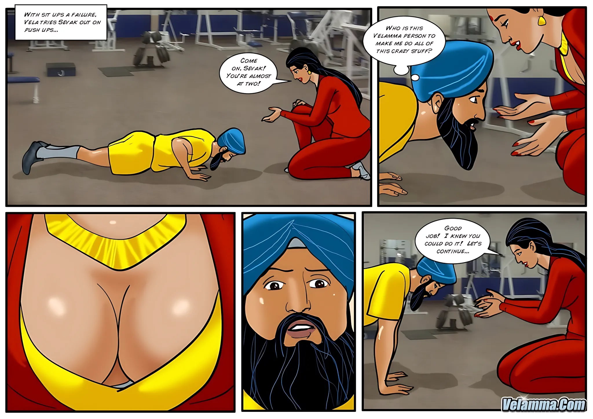 Velamma All Episodes Comics, 43 . Velamma - Episode 43 - Sexy Assistant Coach Velamma, page 14 of 31
