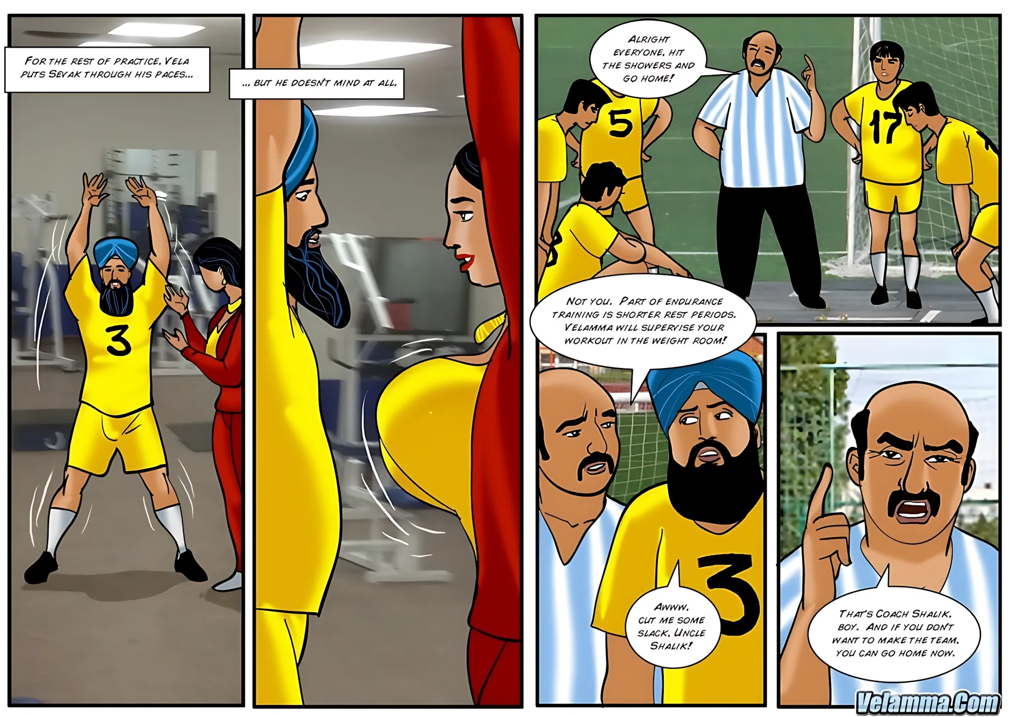 Velamma All Episodes Comics, 43 . Velamma - Episode 43 - Sexy Assistant Coach Velamma, page 15 of 31